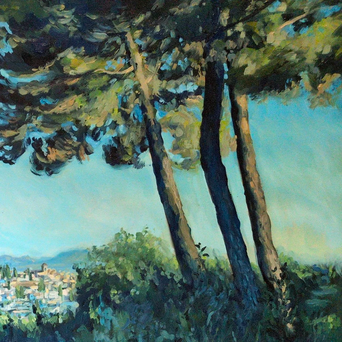 Alhambra Summer, Early Morning Light - Harriet Lawless Artist