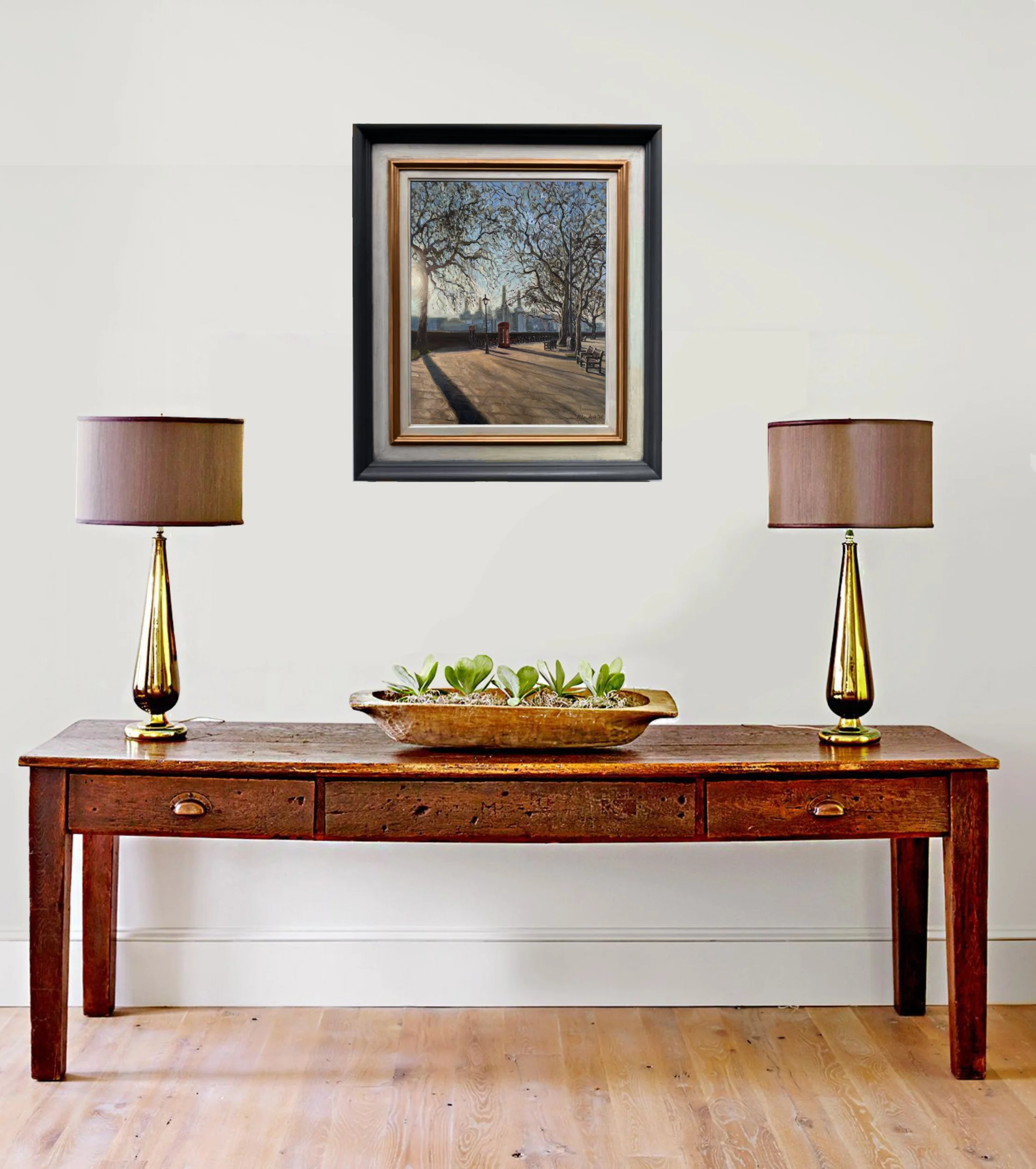 London Evening, Winter Shadows - Harriet Lawless Artist