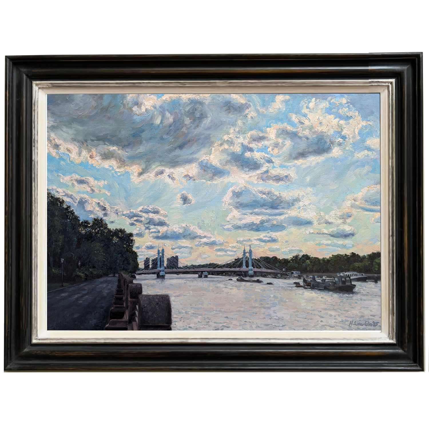 Backlit Clouds from Battersea Park