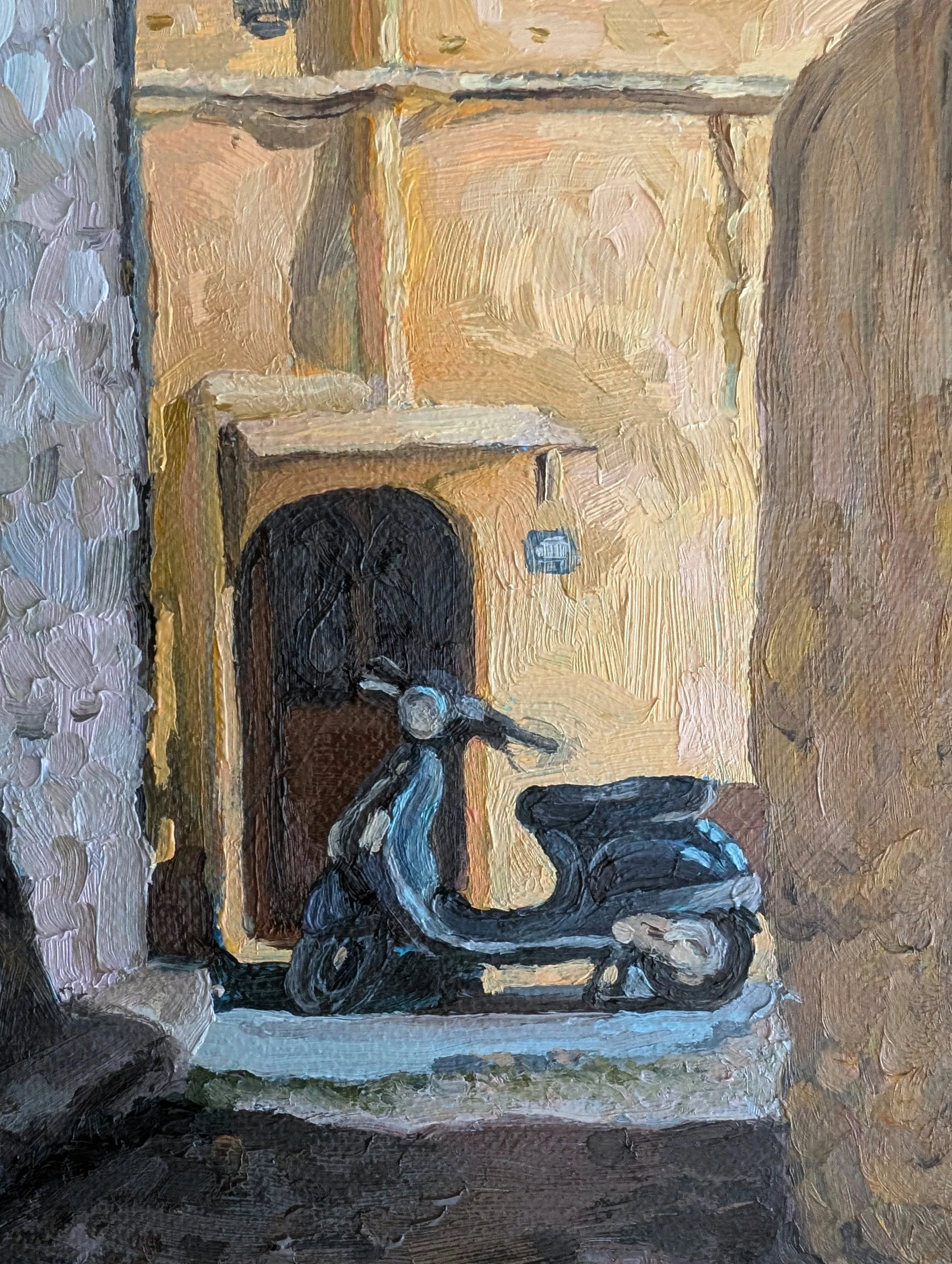 Sunshine Yellow in Rhodes, Greece - Harriet Lawless Artist