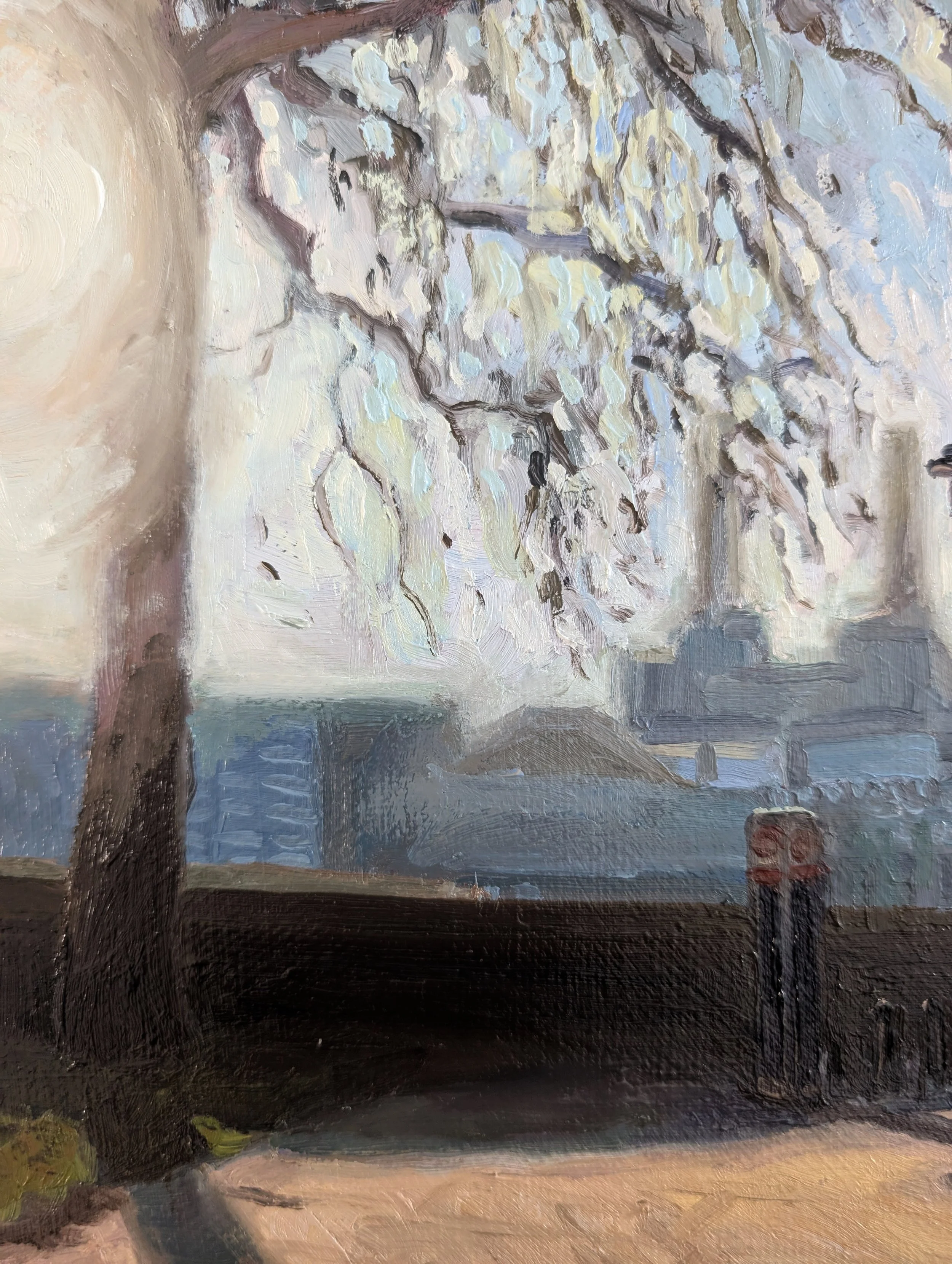 London Evening, Winter Shadows - Harriet Lawless Artist