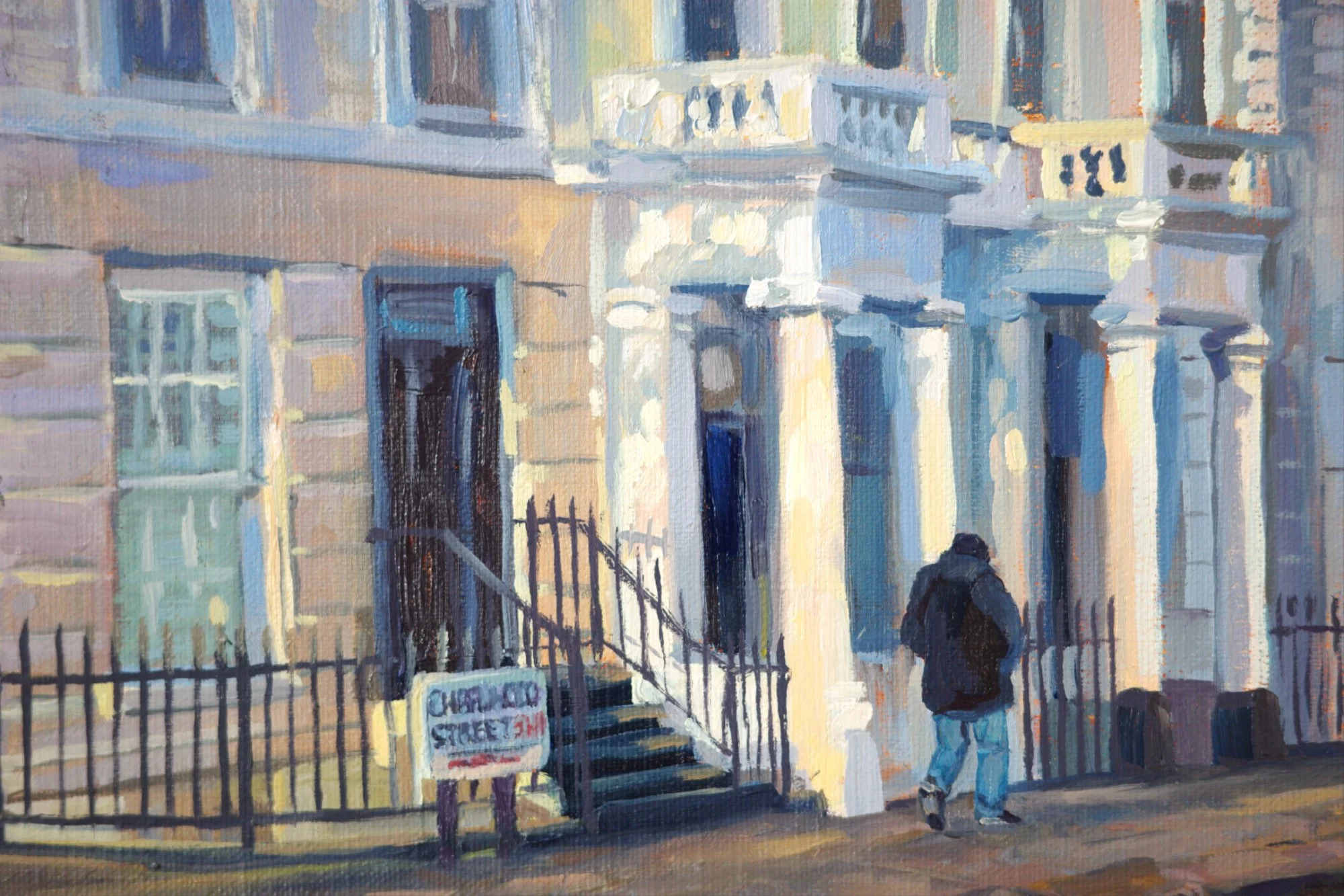 Winter Light on the Pimlico Grid - Harriet Lawless Artist