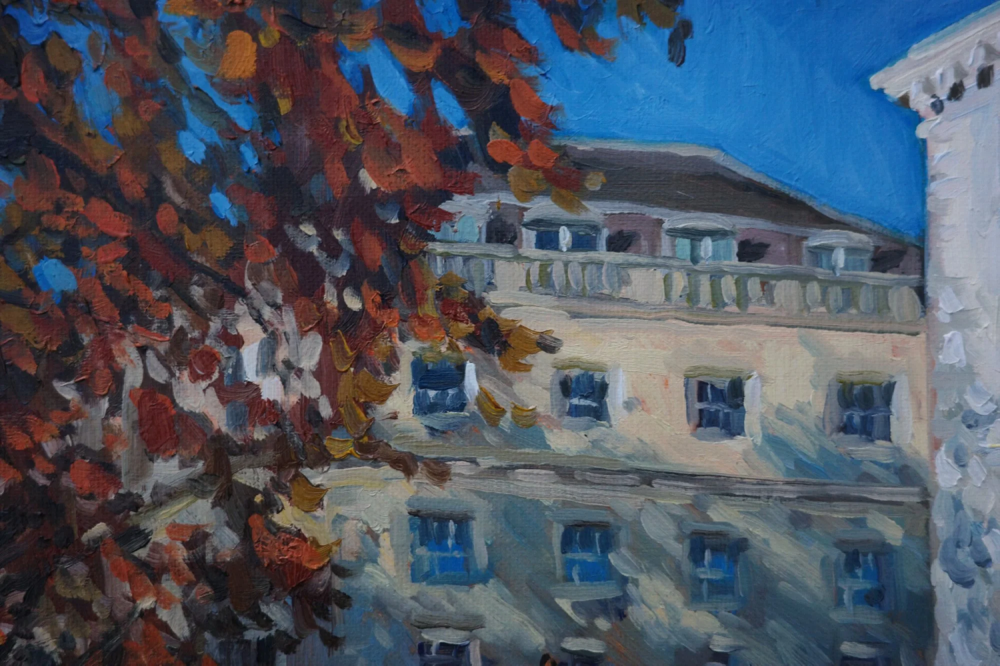 Autumn Shadows, Pimlico - Harriet Lawless Artist