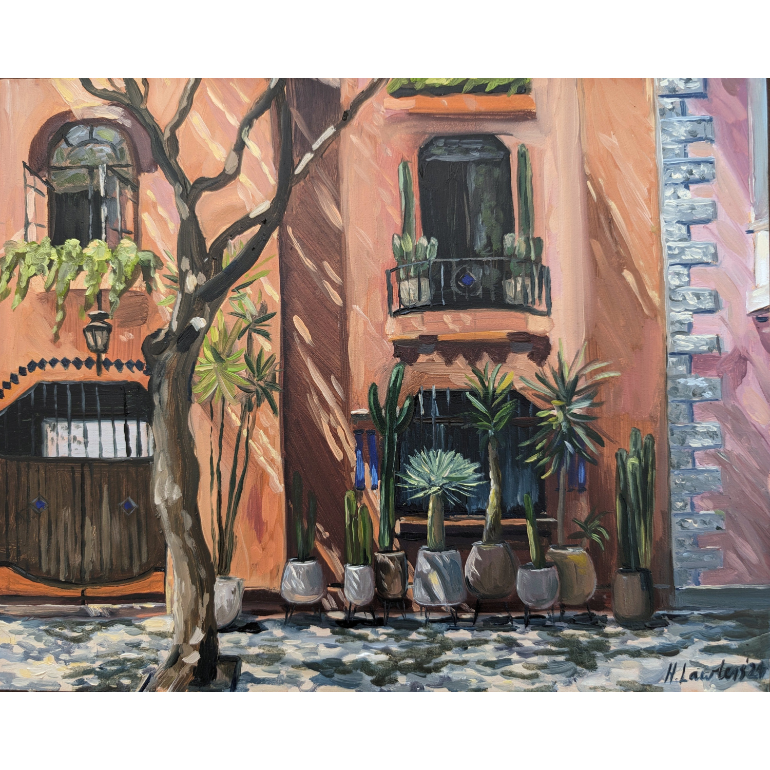 Cacti Lineup; Mexico City - Harriet Lawless Artist