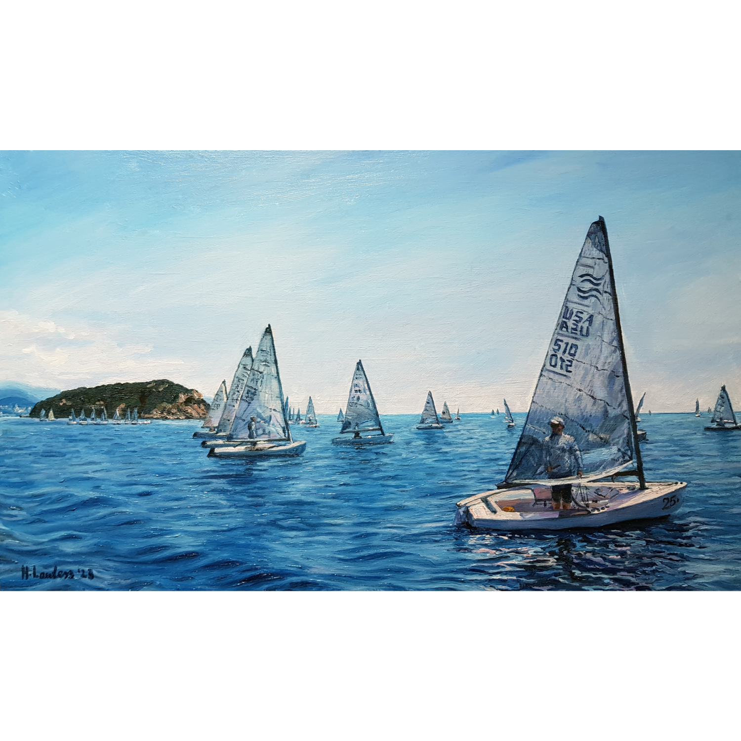 Dead Reckoning; Awaiting The Winds - Harriet Lawless Artist