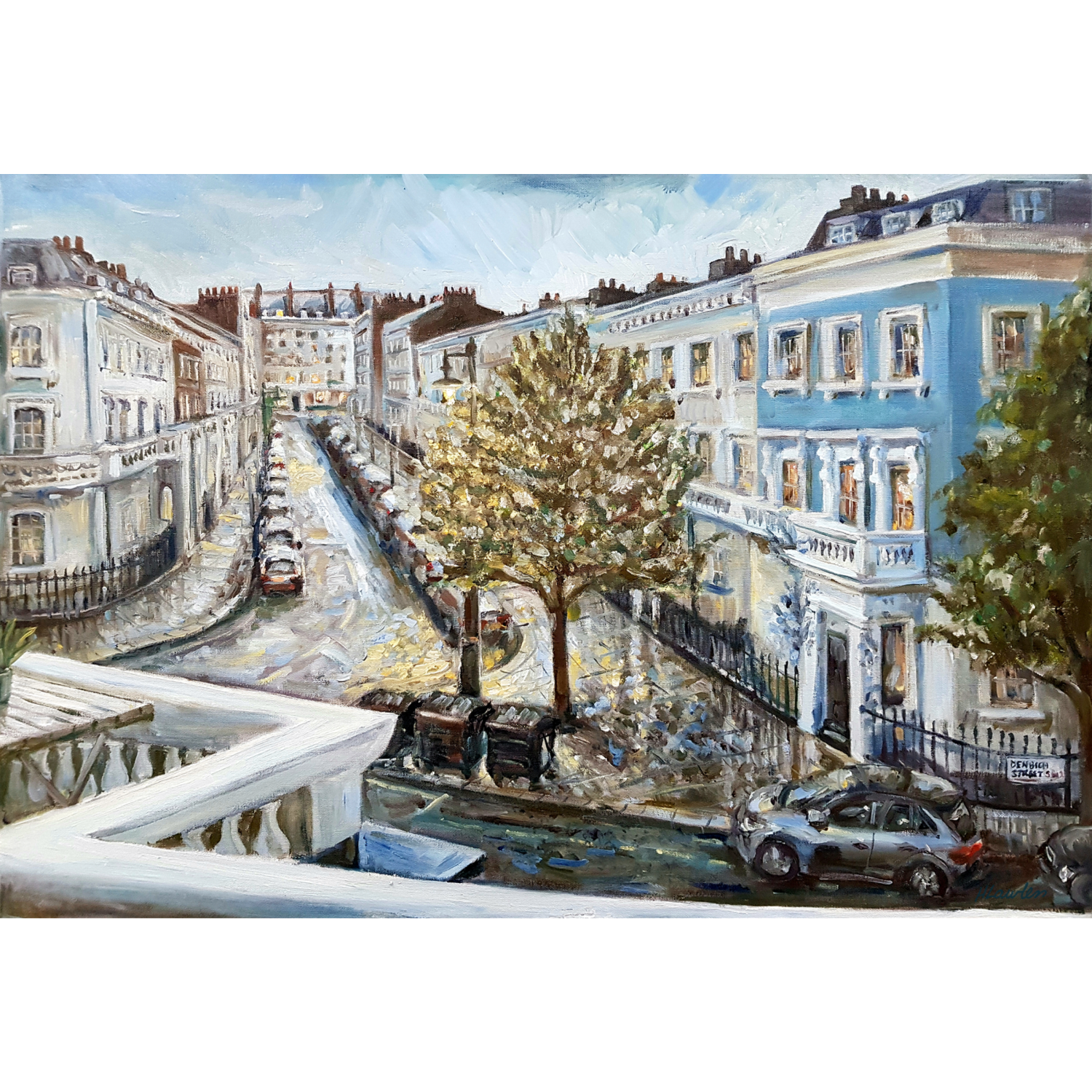 Twilight Rain, Pimlico - Harriet Lawless Artist