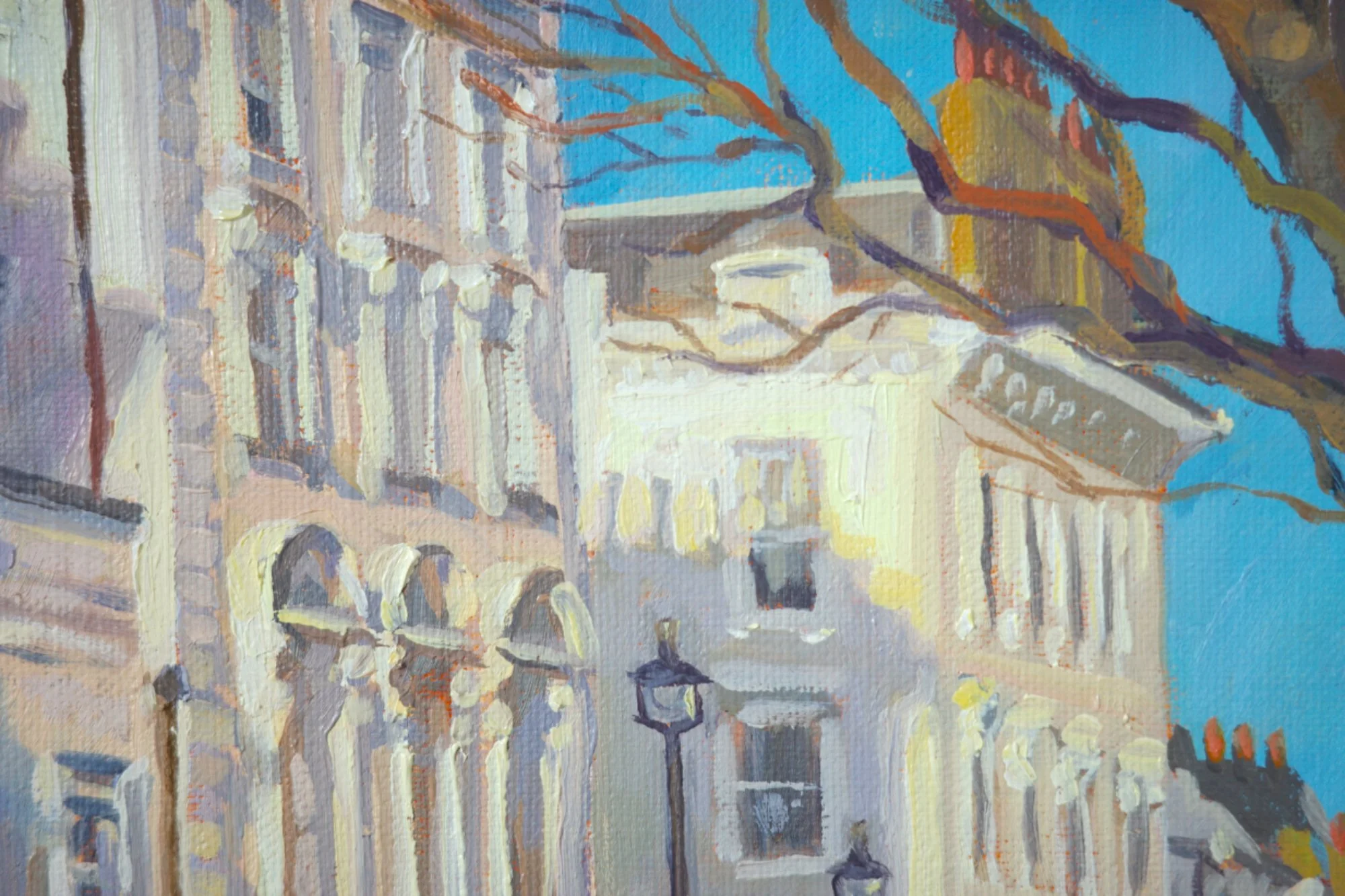 Winter Light on the Pimlico Grid - Harriet Lawless Artist