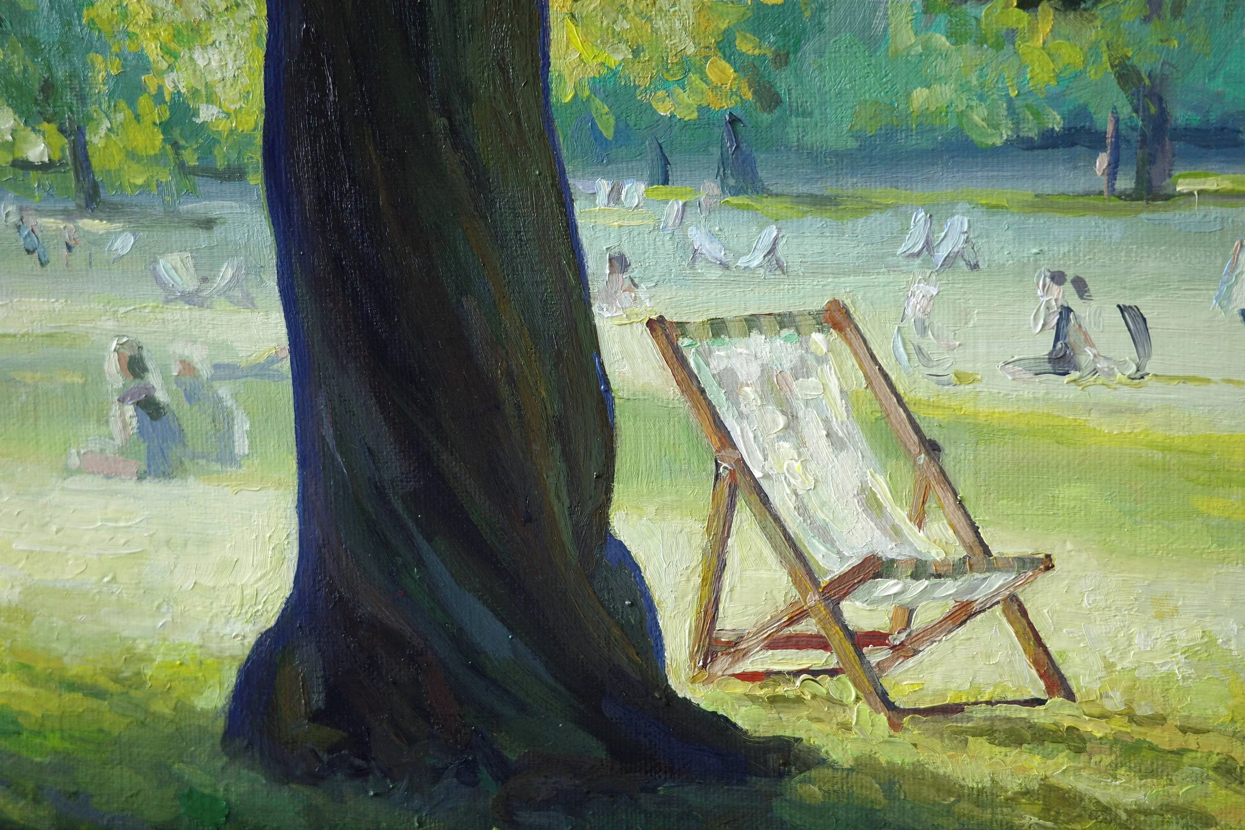 Home Time, Summer In St James's Park - Harriet Lawless Artist