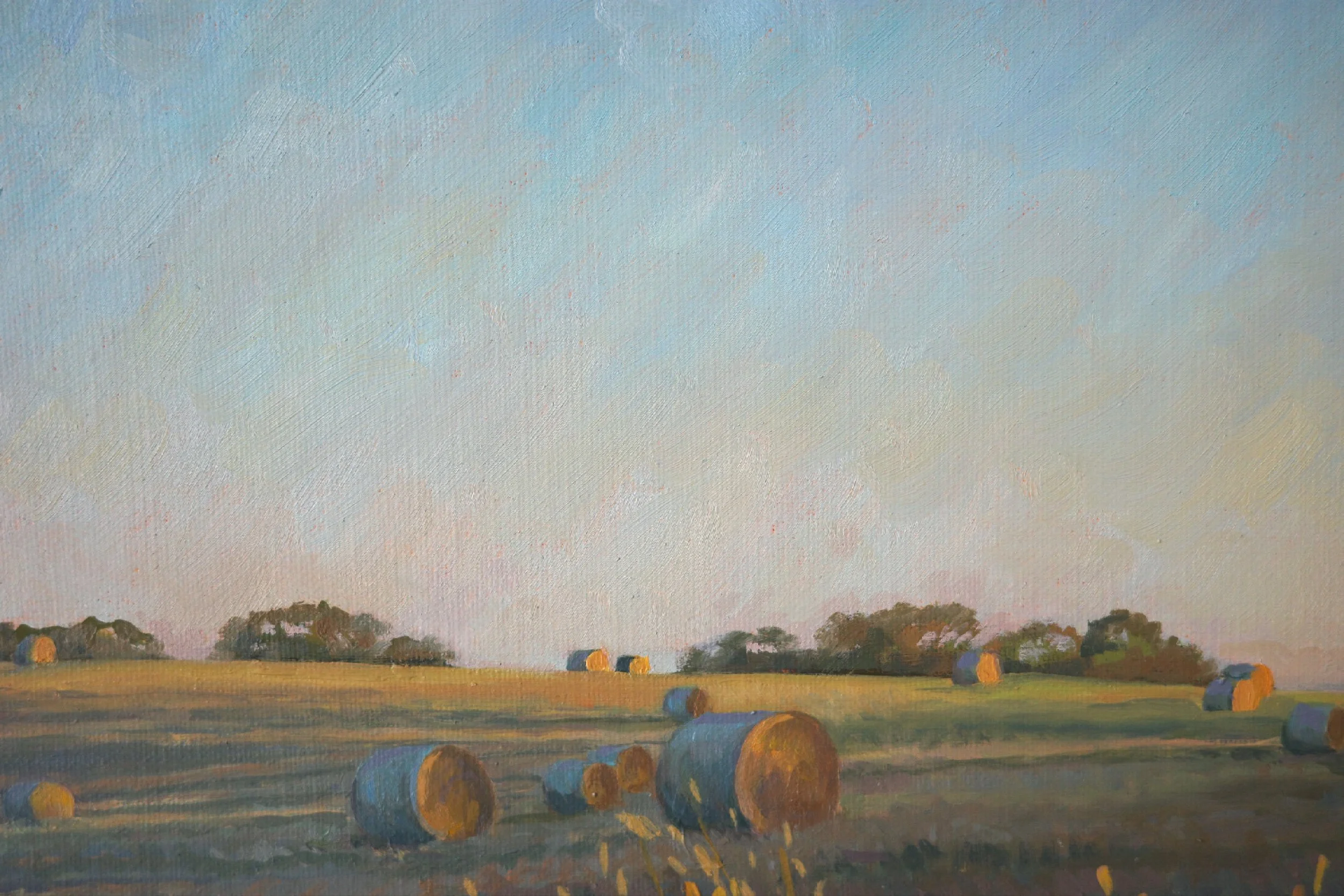 December Dusk, Cornishtown - Harriet Lawless Artist