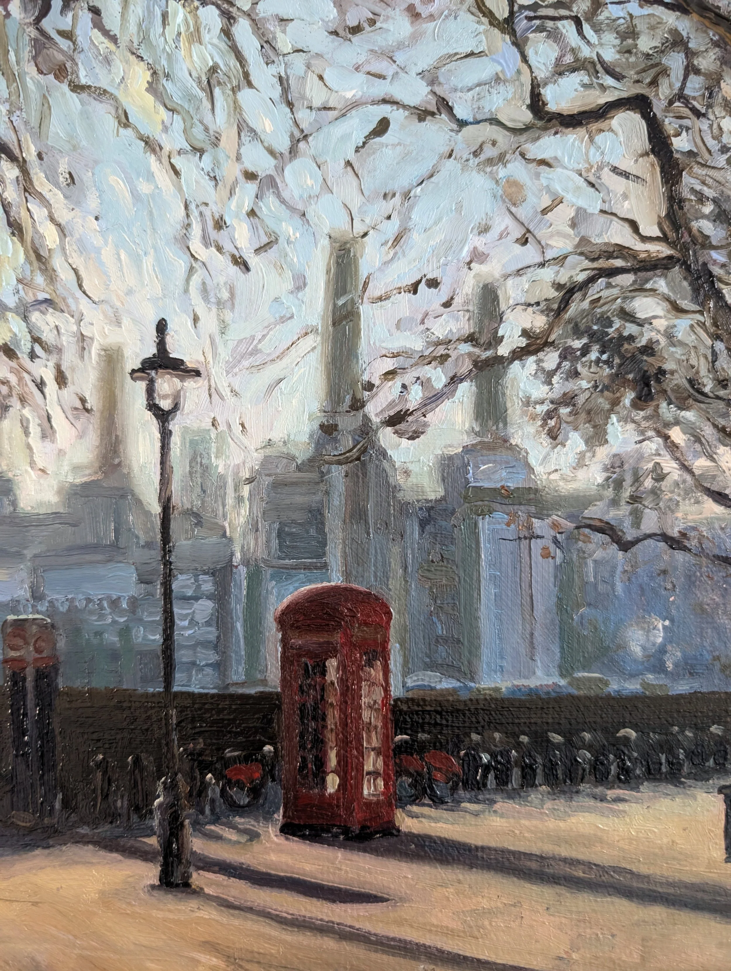 London Evening, Winter Shadows - Harriet Lawless Artist