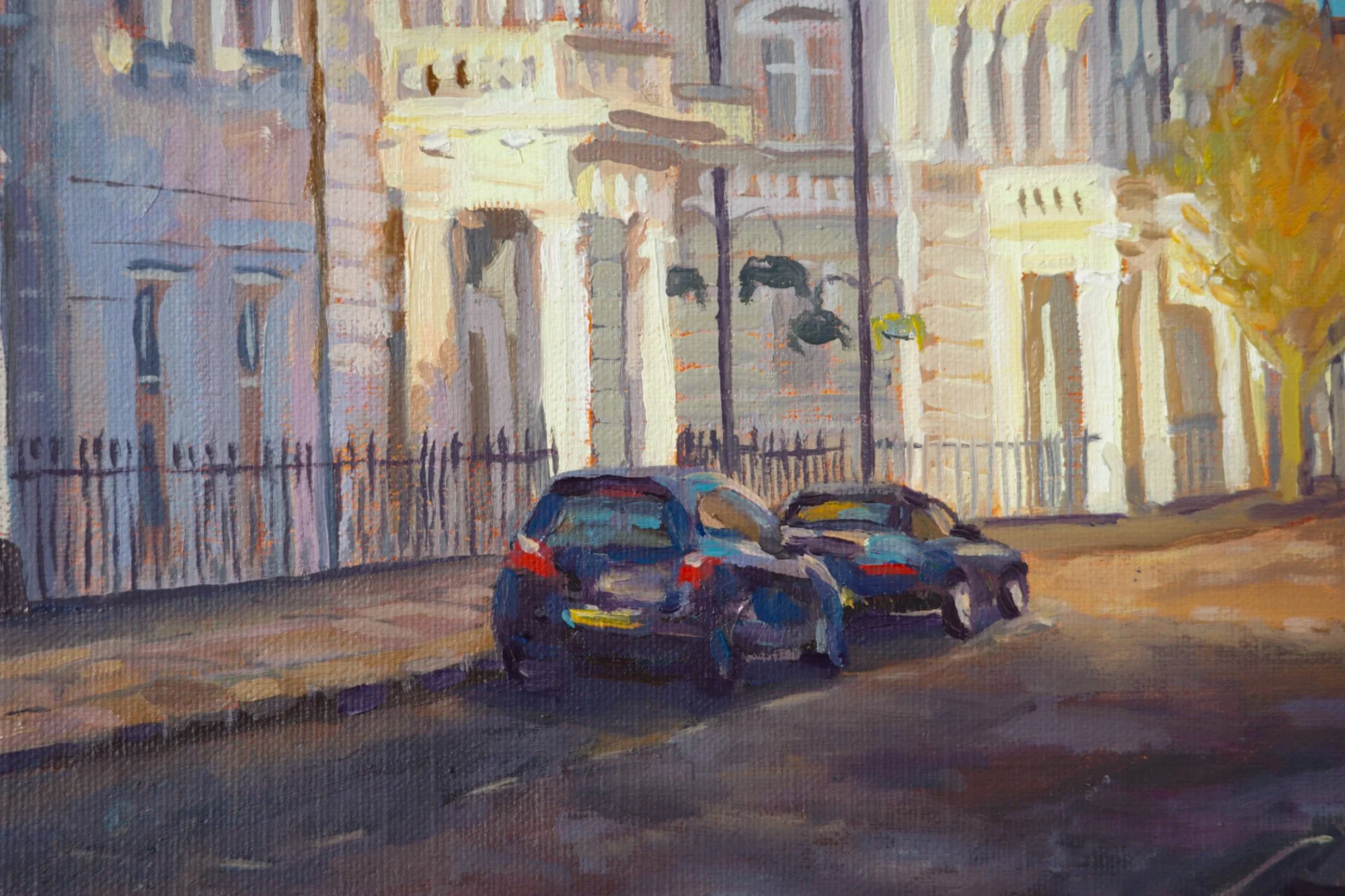 Winter Light on the Pimlico Grid - Harriet Lawless Artist