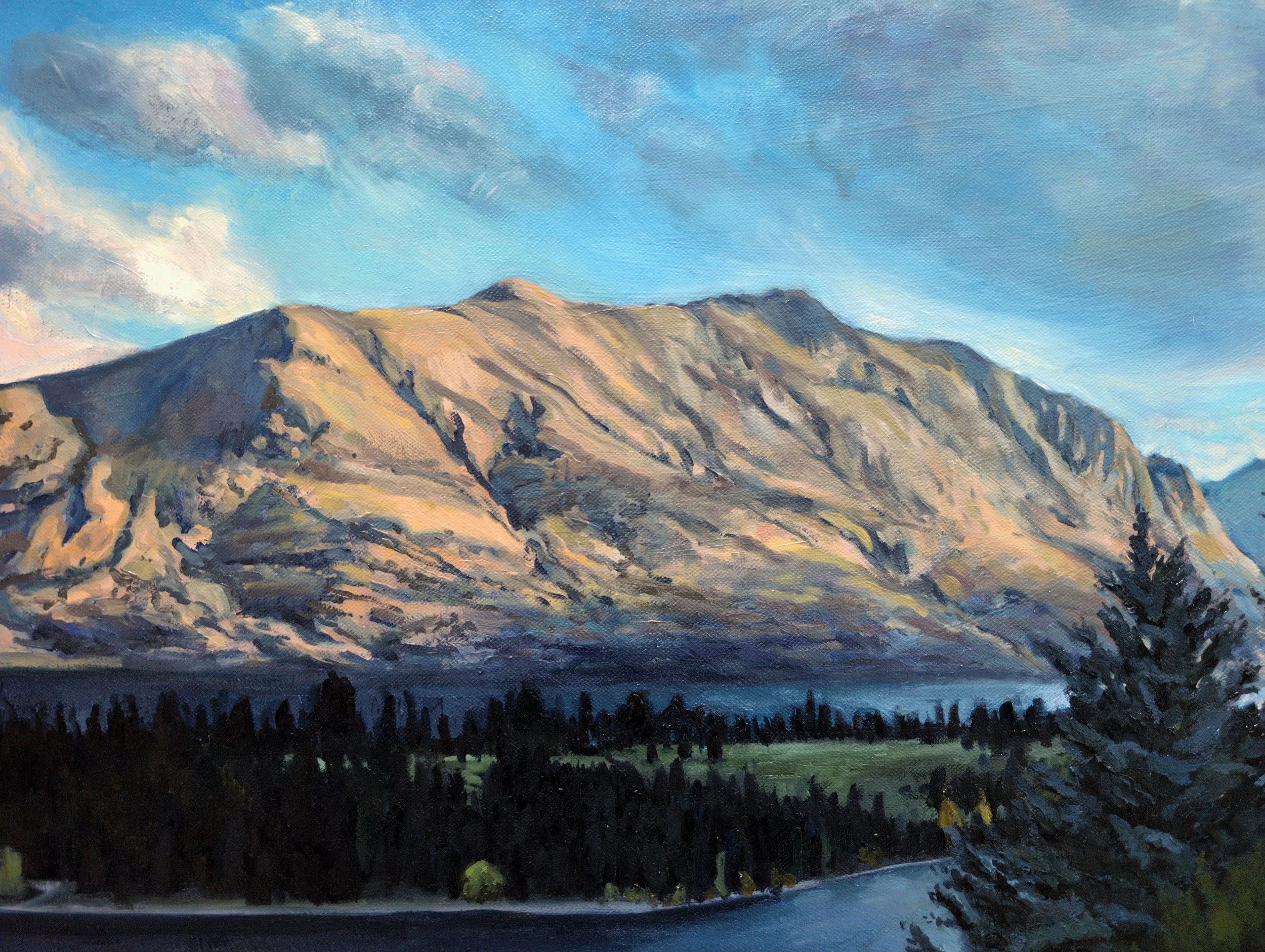 Last Light, Lake Wakatipu - Harriet Lawless Artist
