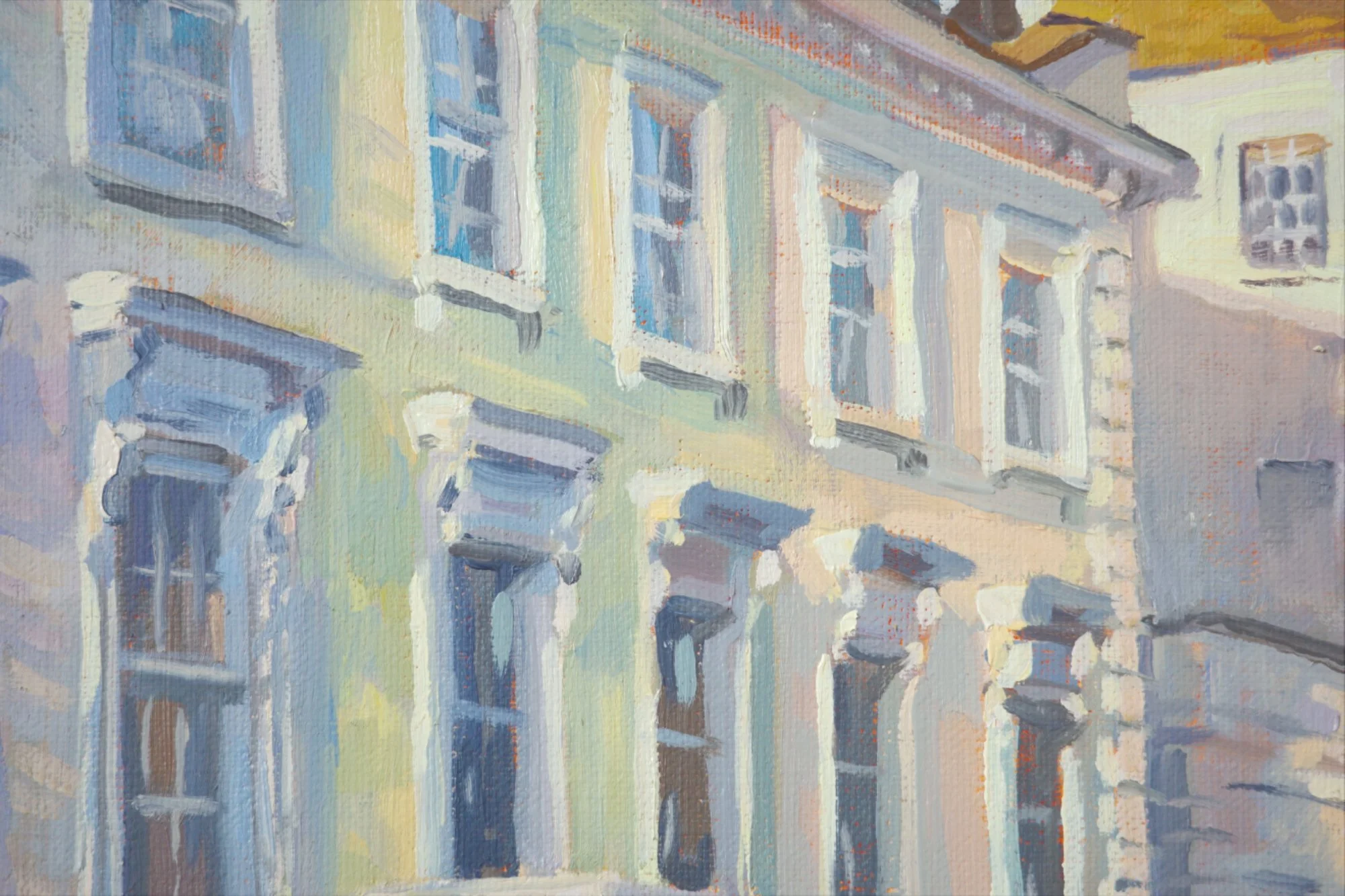 Winter Light on the Pimlico Grid - Harriet Lawless Artist