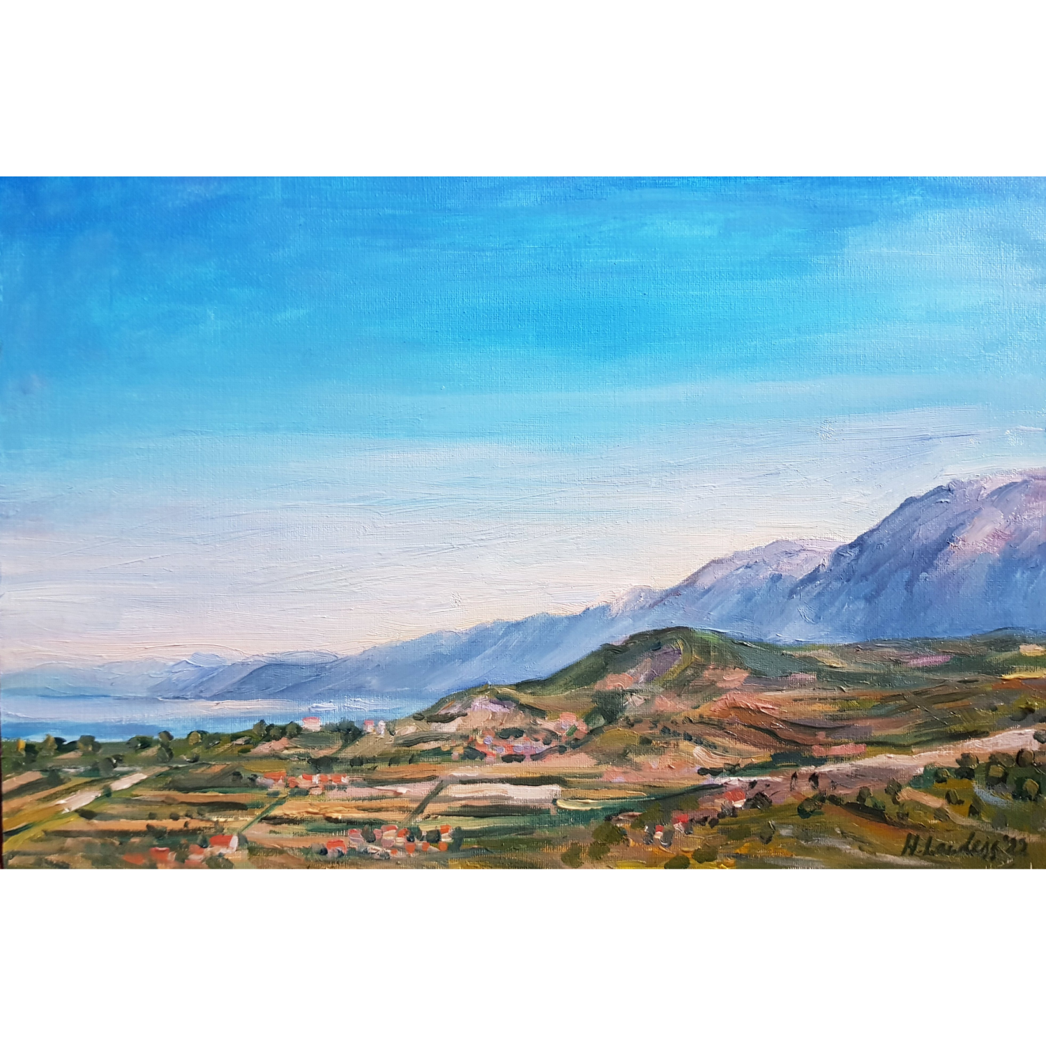 Albanian Countryside - Harriet Lawless Artist