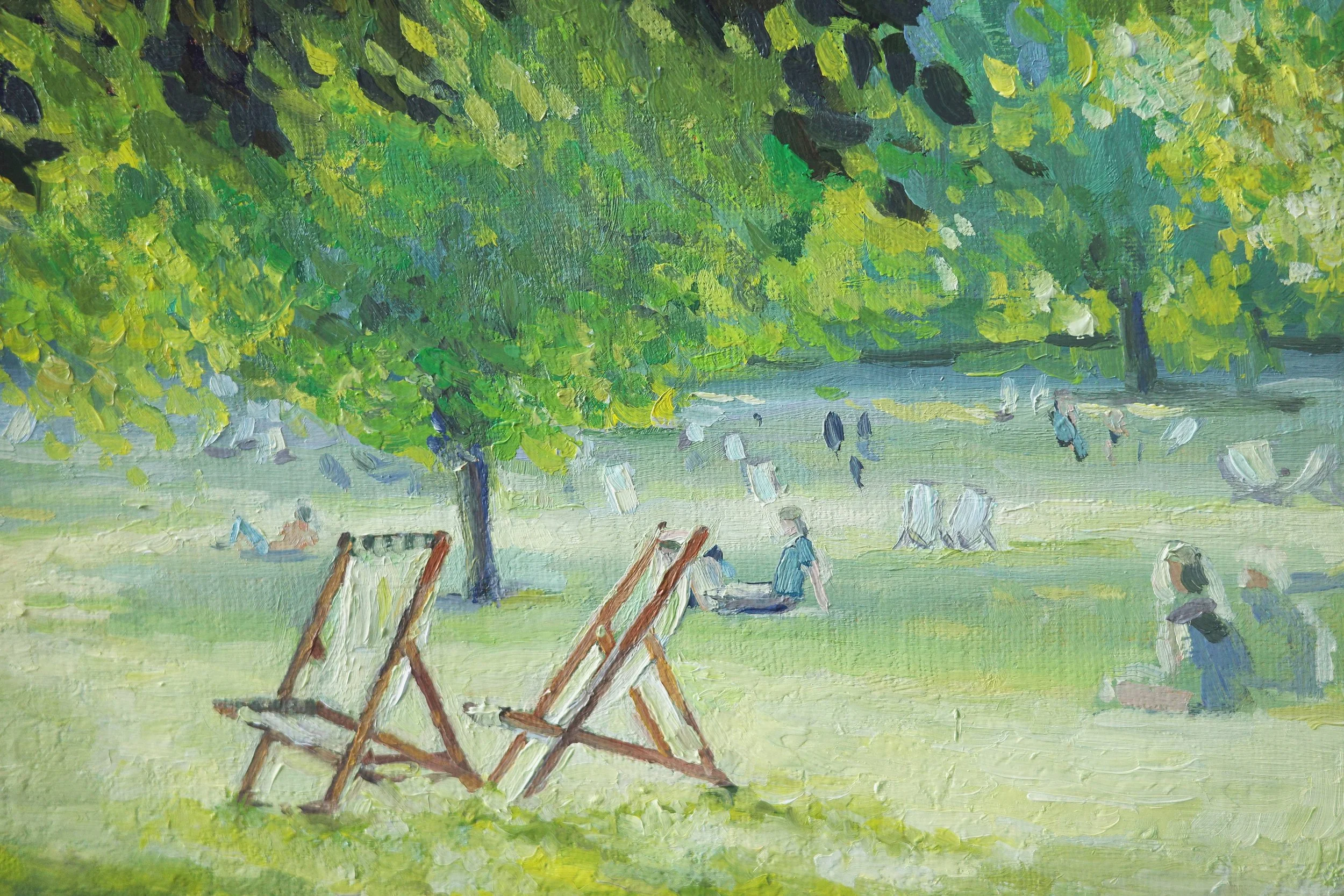 Home Time, Summer In St James's Park - Harriet Lawless Artist