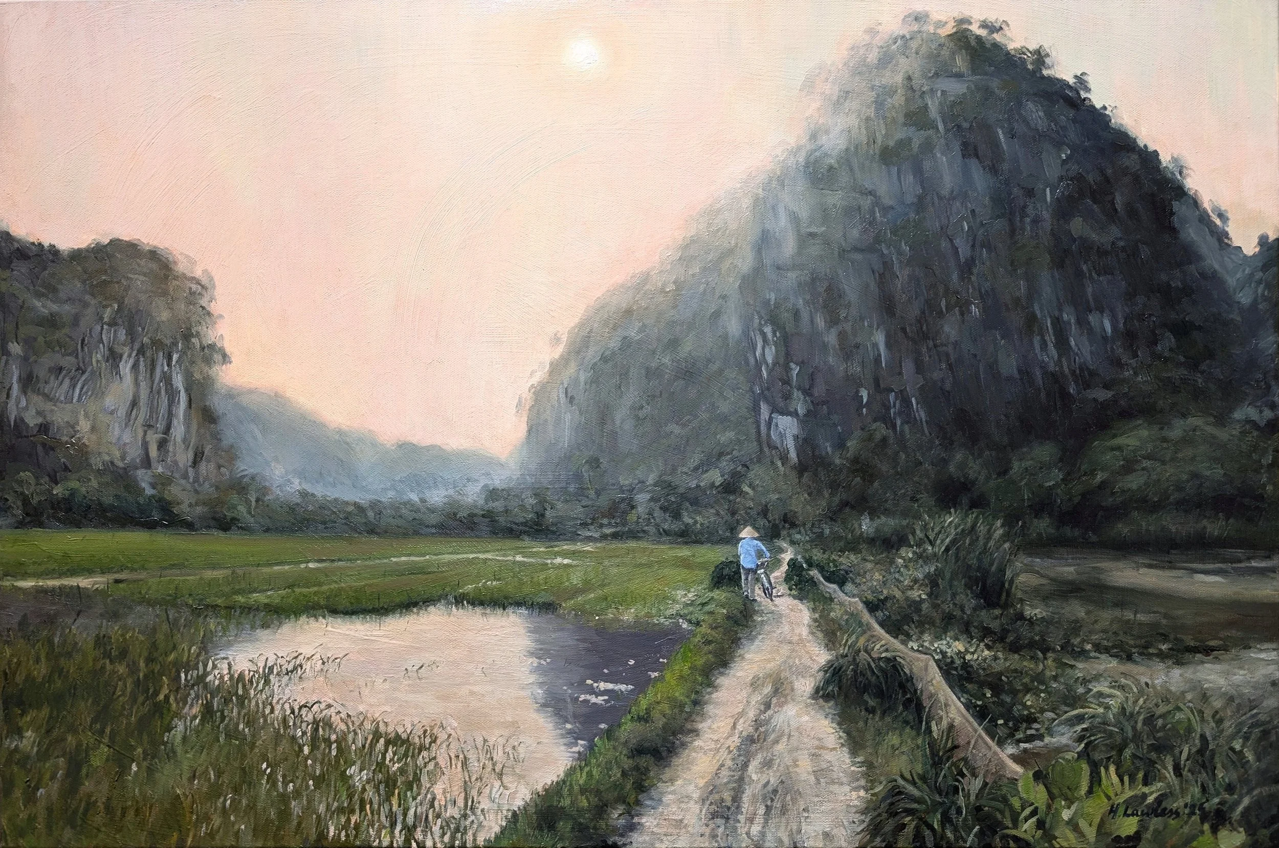 Where the Light Leads; Through the Paddies - Harriet Lawless Artist