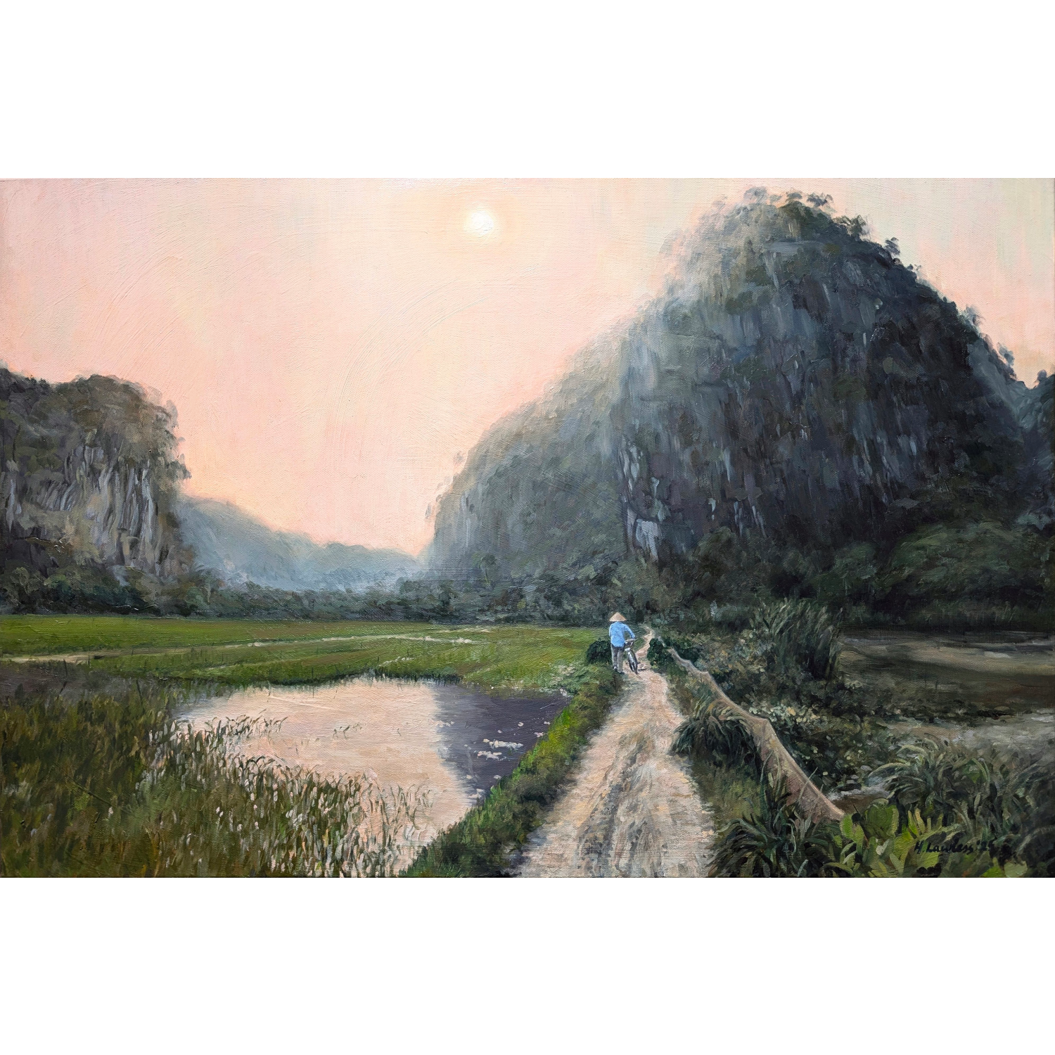 Where the Light Leads; Through the Paddies - Harriet Lawless Artist