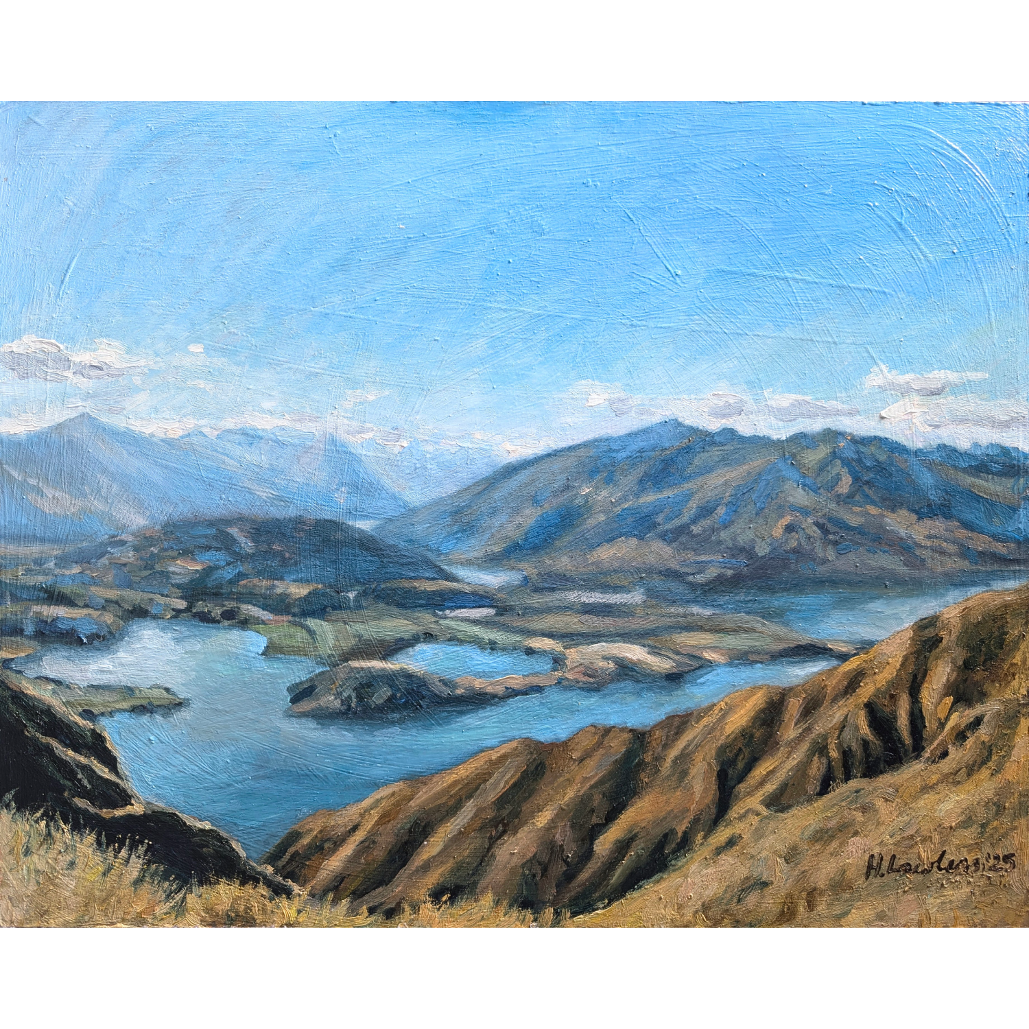 April Light, Lake Wanaka - Harriet Lawless Artist