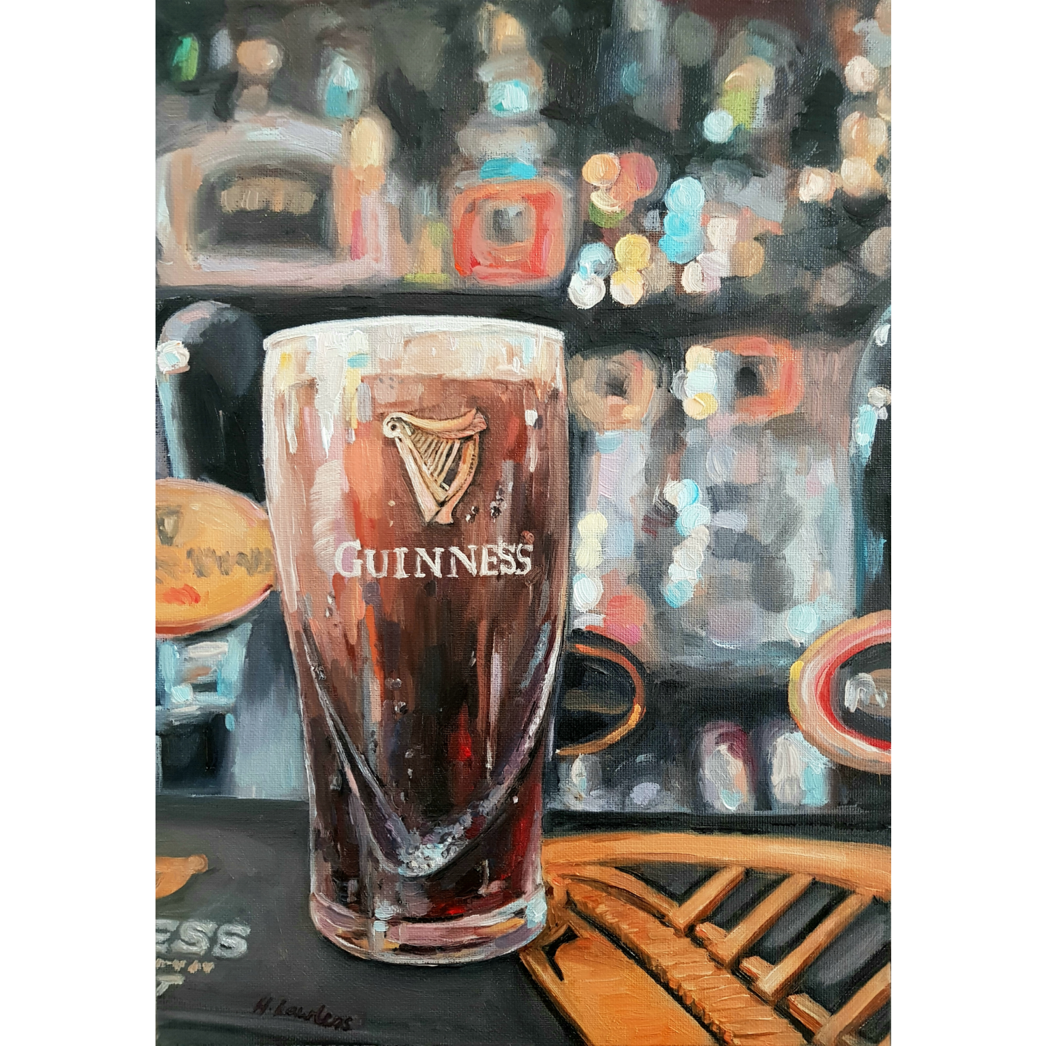 A Pint Of The Good Stuff - Harriet Lawless Artist