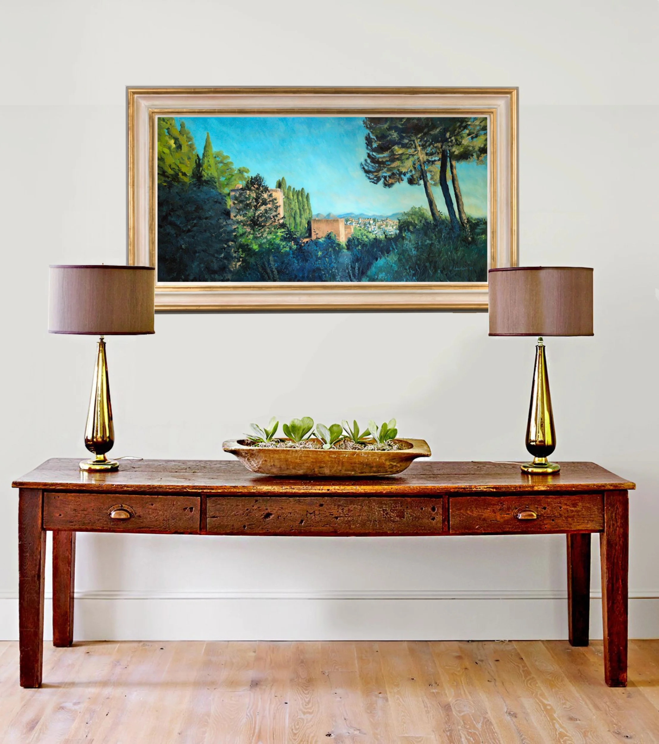 Alhambra Summer, Early Morning Light - Harriet Lawless Artist