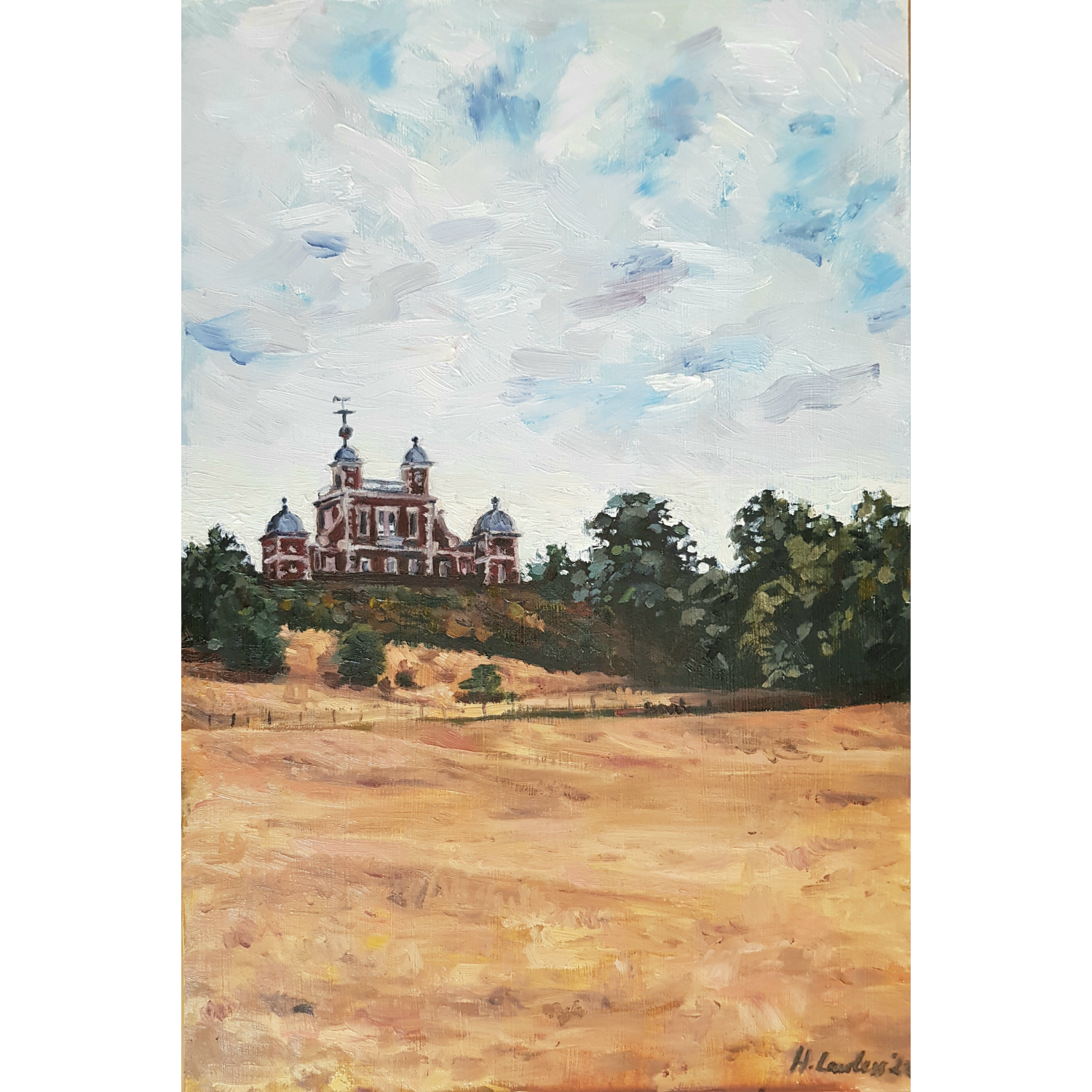 Summer Drought At Greenwich Observatory - Harriet Lawless Artist