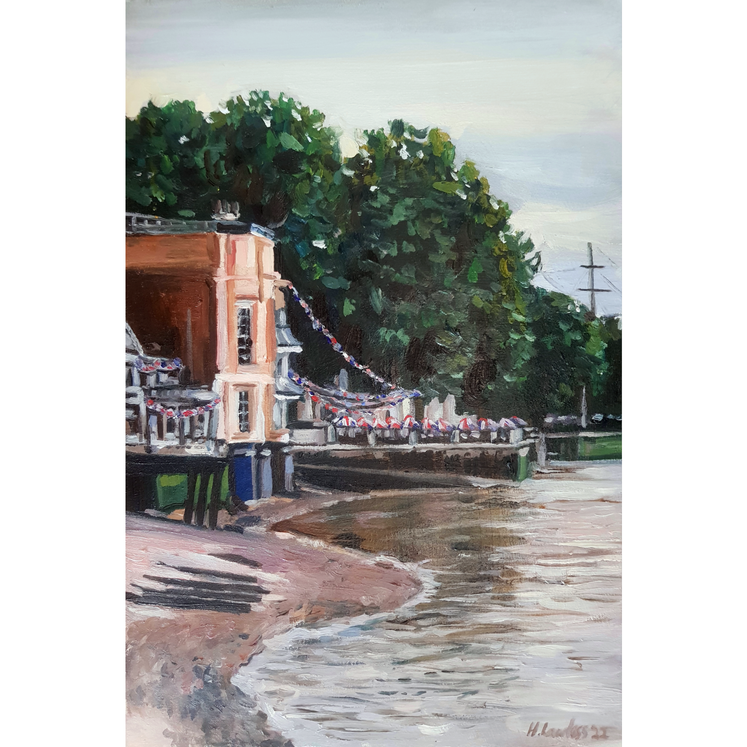 The Trafalgar Tavern, Greenwich - Harriet Lawless Artist