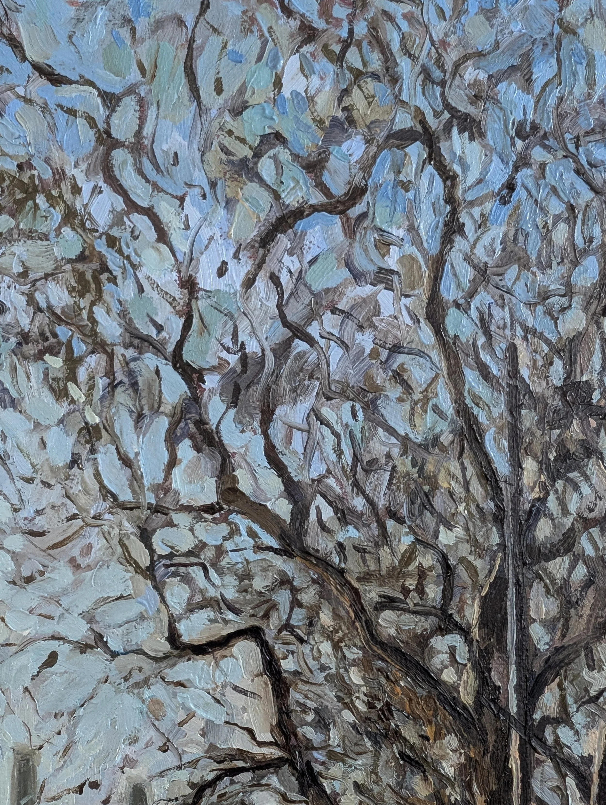 London Evening, Winter Shadows - Harriet Lawless Artist