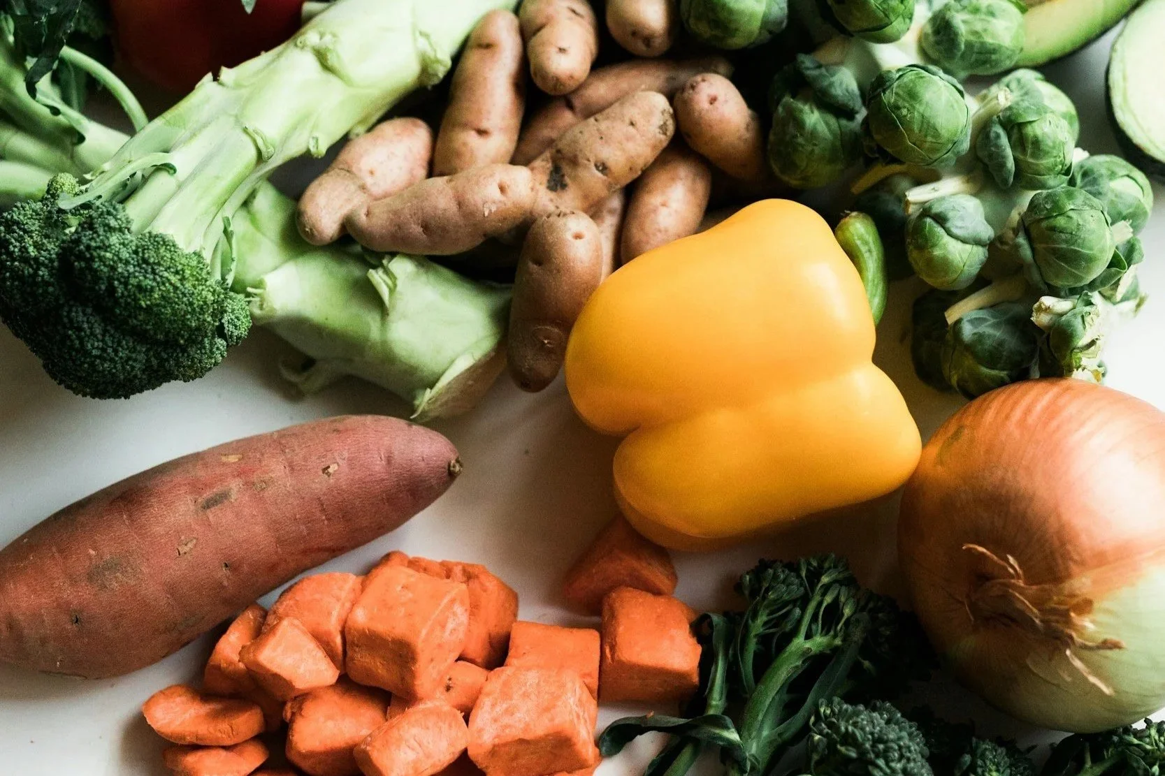 high fibre vegetables
