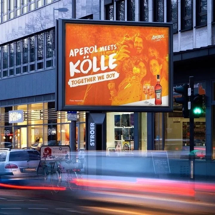 Eine Plakatkampagne hervorheben