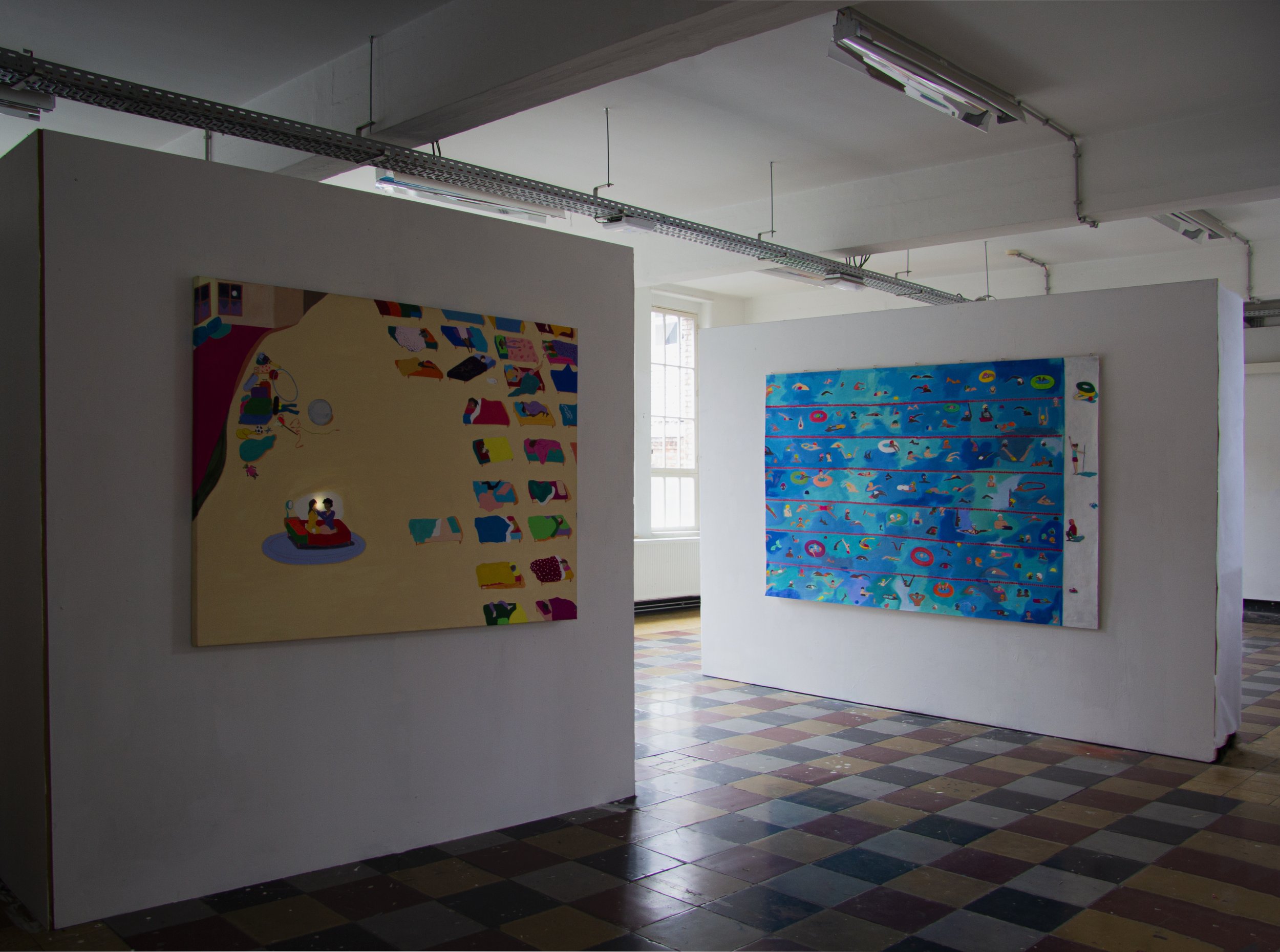 works at graduation show.jpeg