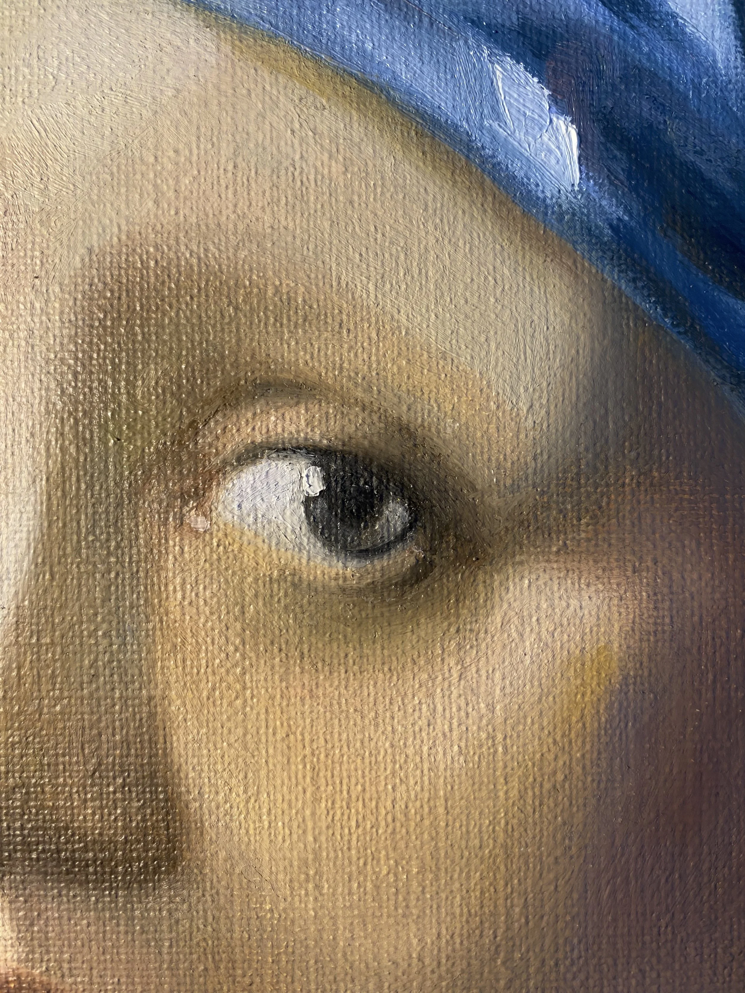 Girl with a pearl earring (Hannah's version) - detail 4
