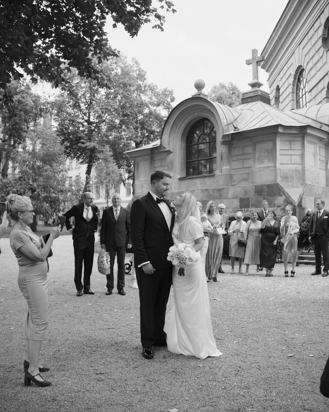 The post ceremony celebration of Emmy &amp; Simon .