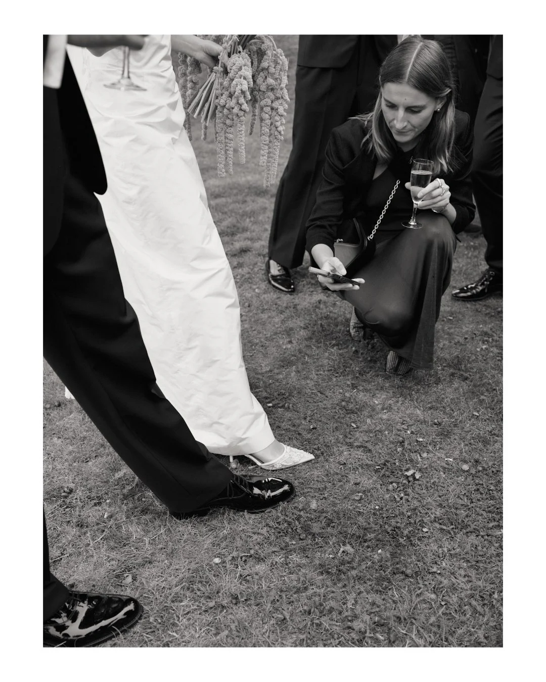 Find yourself friends that will document your shoes on your wedding day ❤️&zwj;🔥