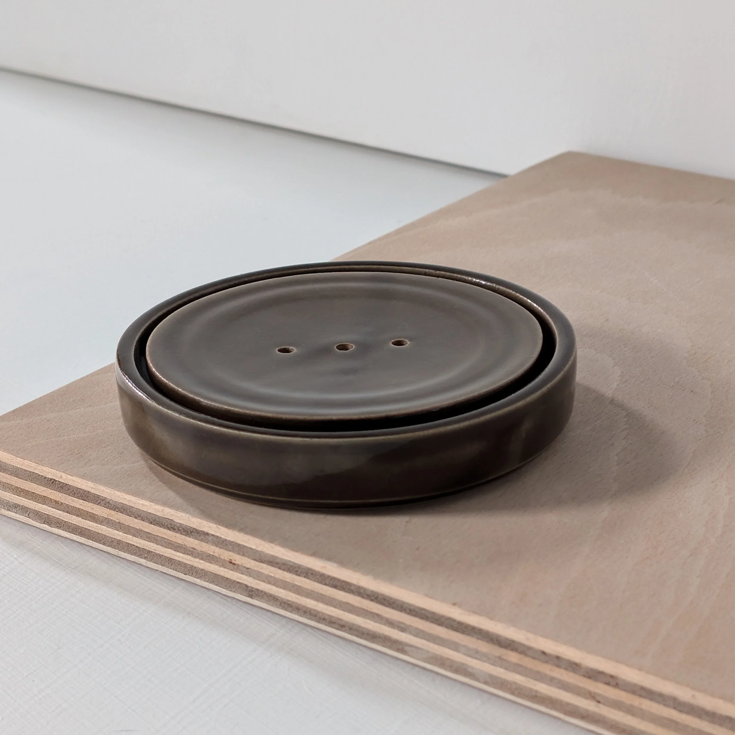 Soap Dish in Field Brown