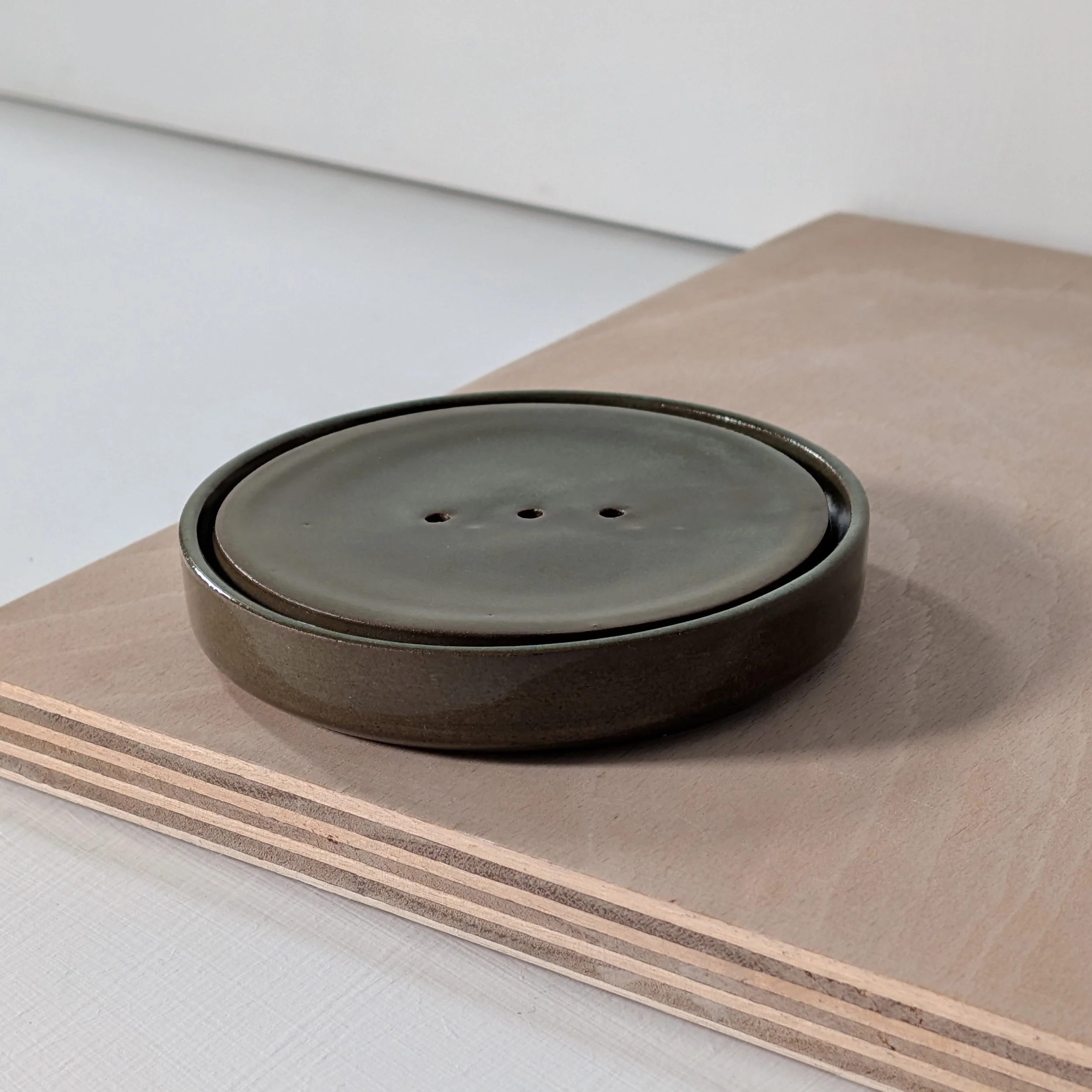 Soap Dish in Sycamore Green