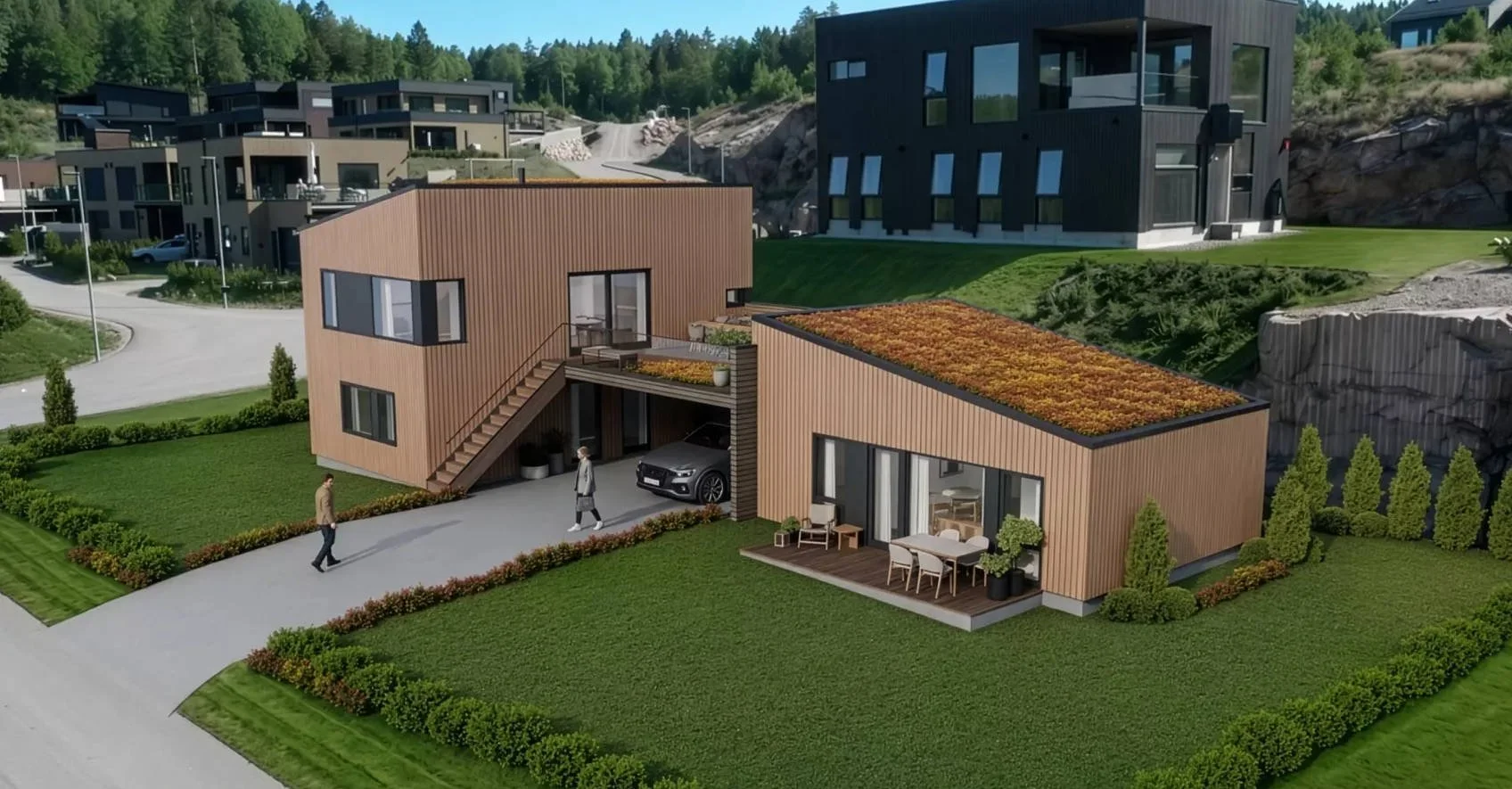 Modellen «Mini Suites Duo 95+46» lanseres på vakre Bjørndalåsen i Sande