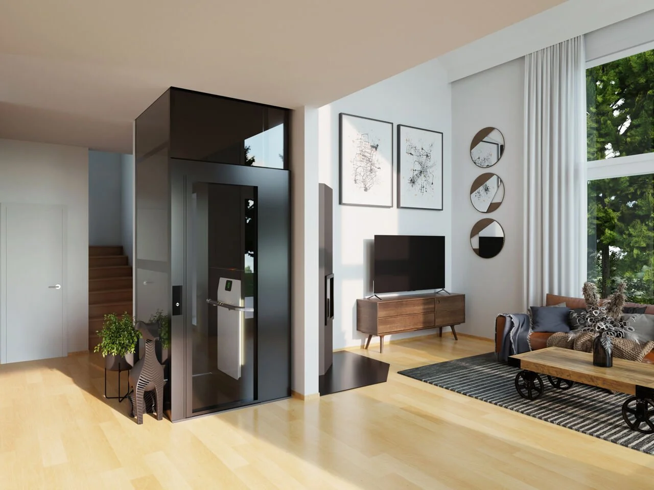 Cibes Lift, 1. etasje