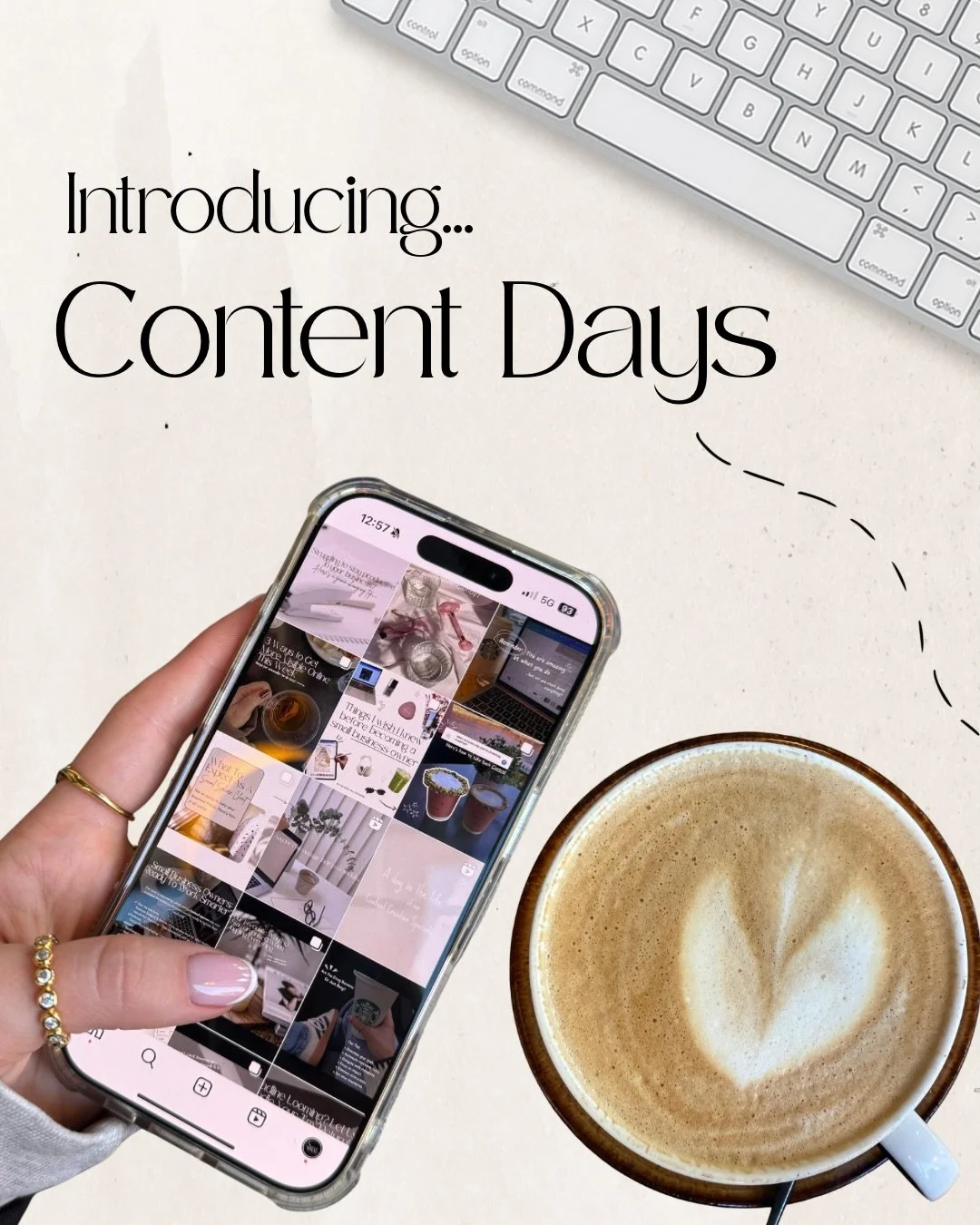 Introducing&hellip; Content Days ✨
If you&rsquo;ve ever wished you could batch weeks of polished, on-brand content in just one go, this is for you.

We&rsquo;re now offering half-day and full-day Content Days - perfect for businesses who want high-qu