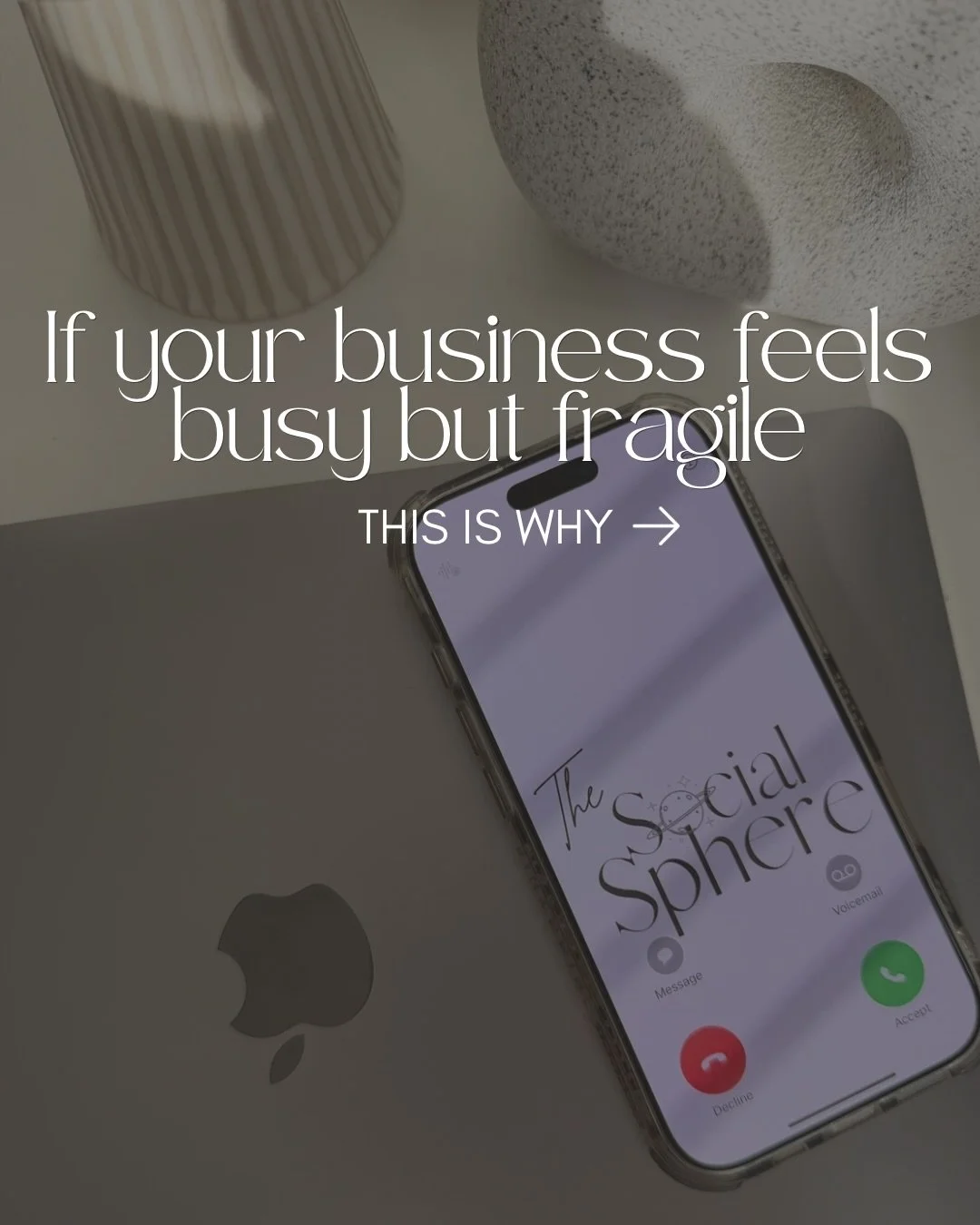 A lot of businesses assume the answer to growth is more marketing.

More content. More campaigns. More visibility.

But more marketing won&rsquo;t fix what&rsquo;s unsupported behind the scenes.

We see businesses that are visible, busy and in demand