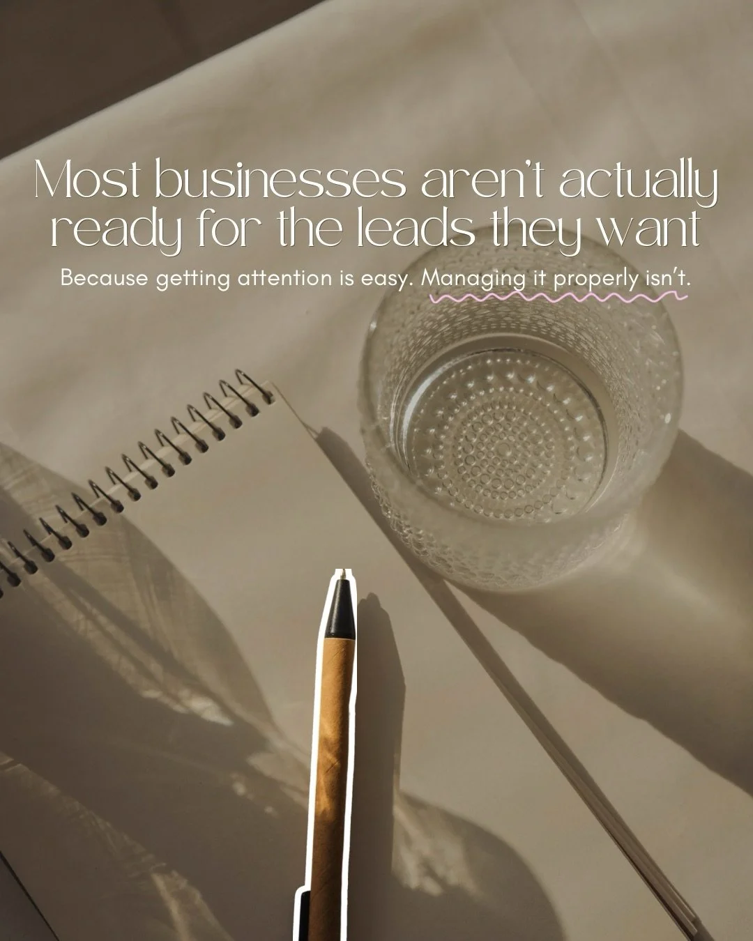 Getting enquiries isn&rsquo;t the hard part.
What happens after they come in is where most businesses quietly lose momentum.

We see this all the time.
A DM answered later.
An email followed up eventually.
A website enquiry saved to &ldquo;deal with 