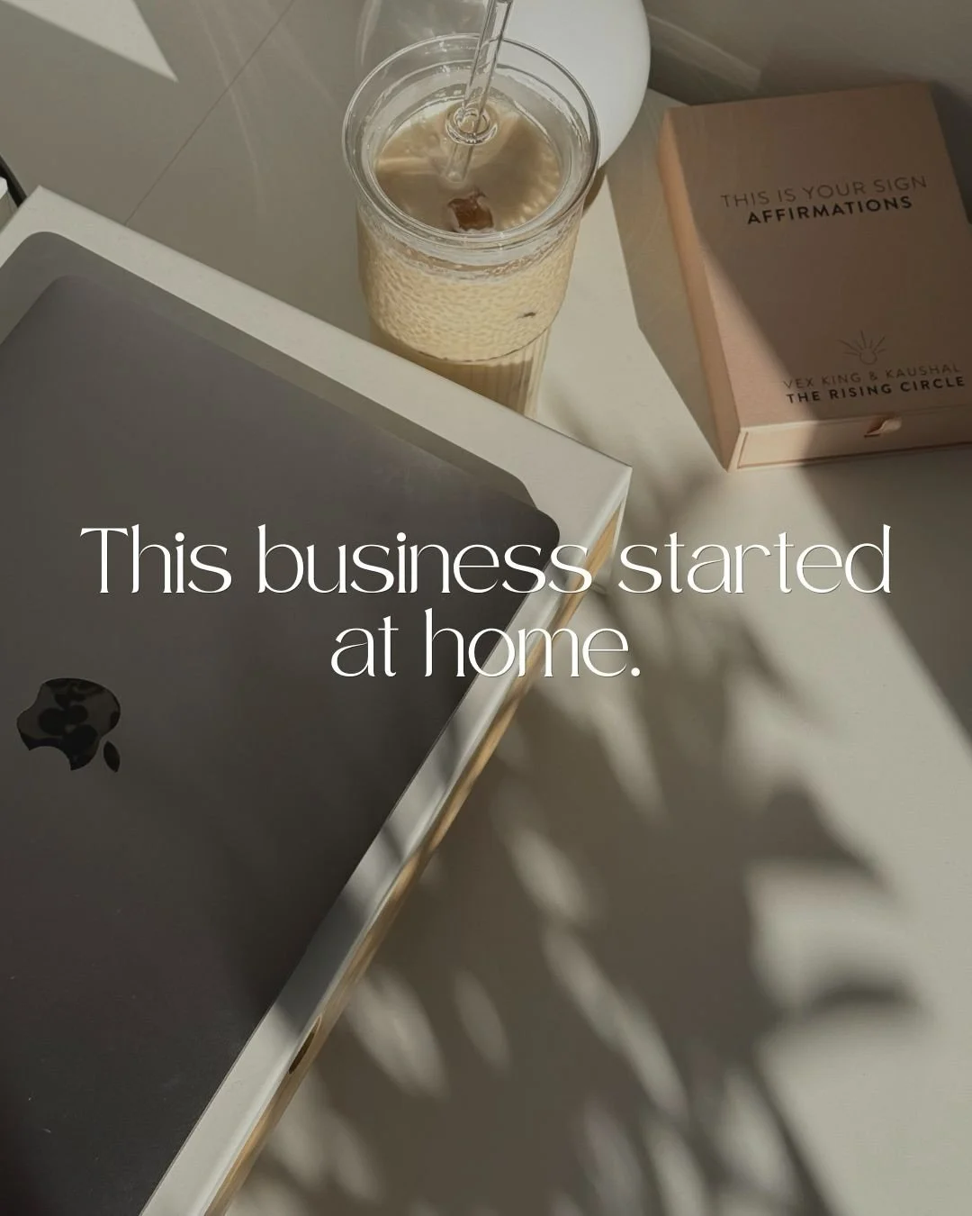 This business started at home.

Not in a shiny office or with a perfectly mapped-out plan.
But at the kitchen table (and sometimes the sofa), fitting work around real life and figuring things out as we went.

It started with doing everything myself.
