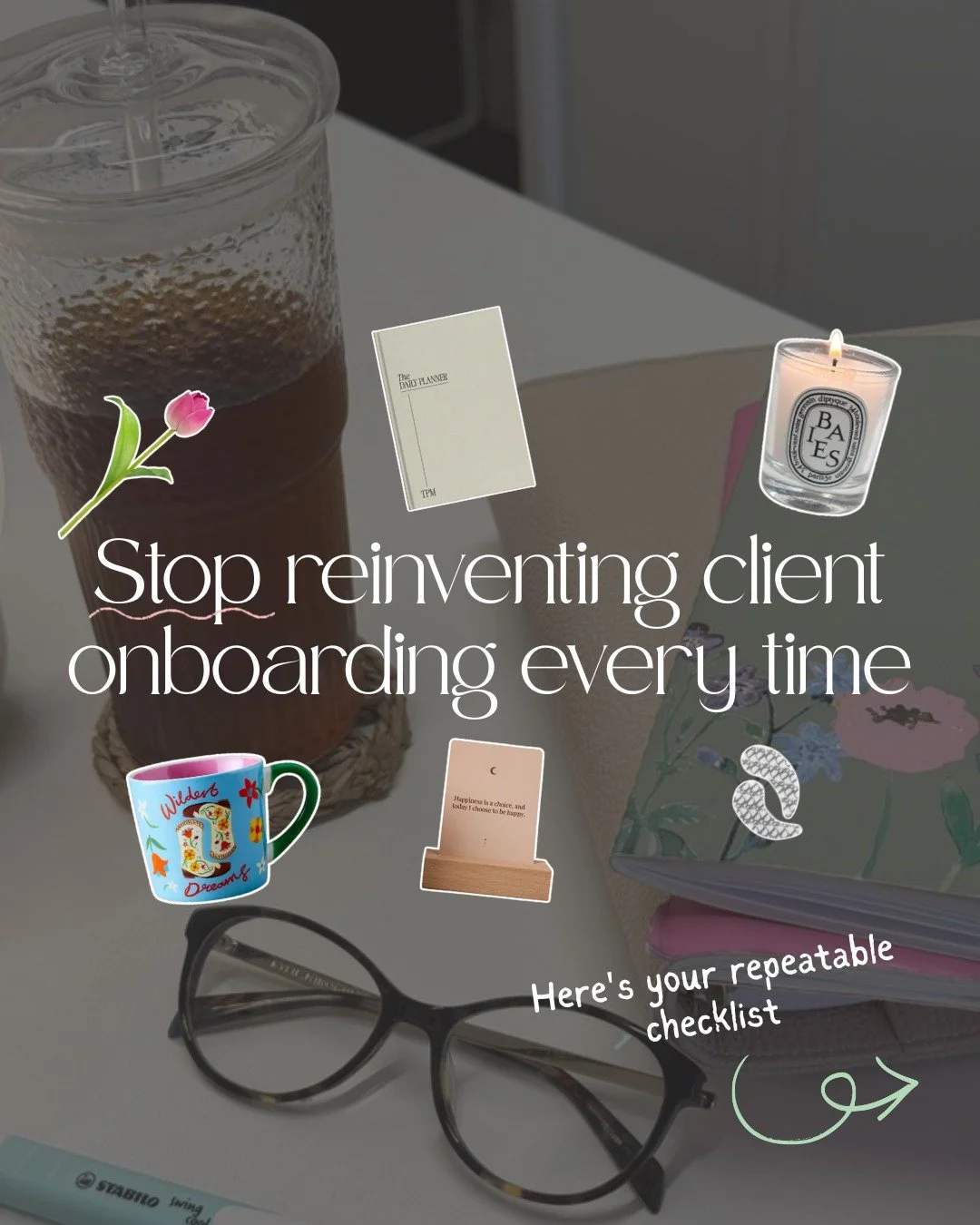 You're wasting half a day on client onboarding.

Every. Single. Time.

You're scrambling to remember what you sent. Chasing contracts. Forgetting to invoice. Starting from scratch with every new client.

Small business admin doesn't have to be this c