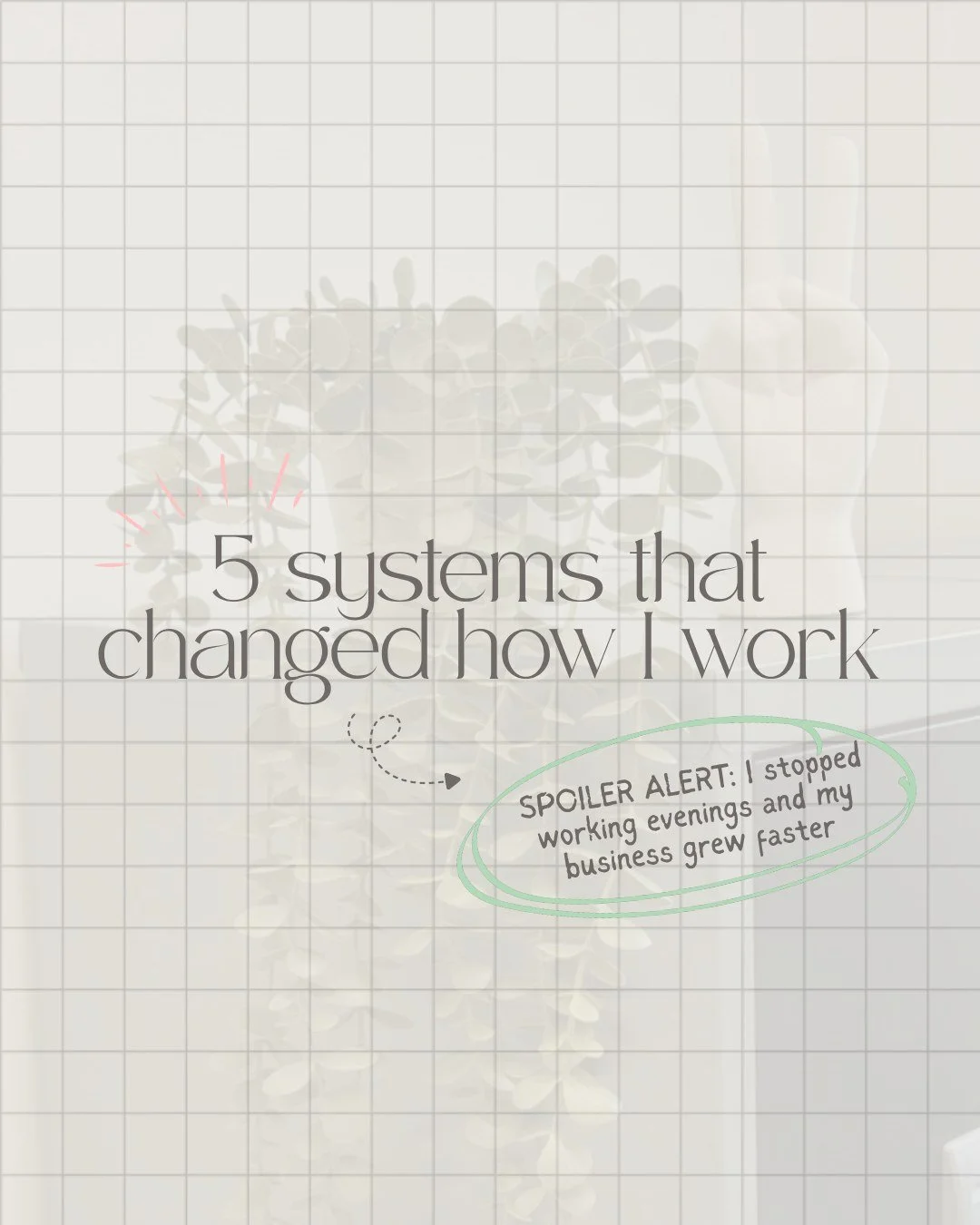 I stopped working evenings. My business grew faster.

Here's what actually changed: I built systems.

Most small business owners are stuck in the same cycle- working constantly, still behind, everything living in their head.

That's not a productivit