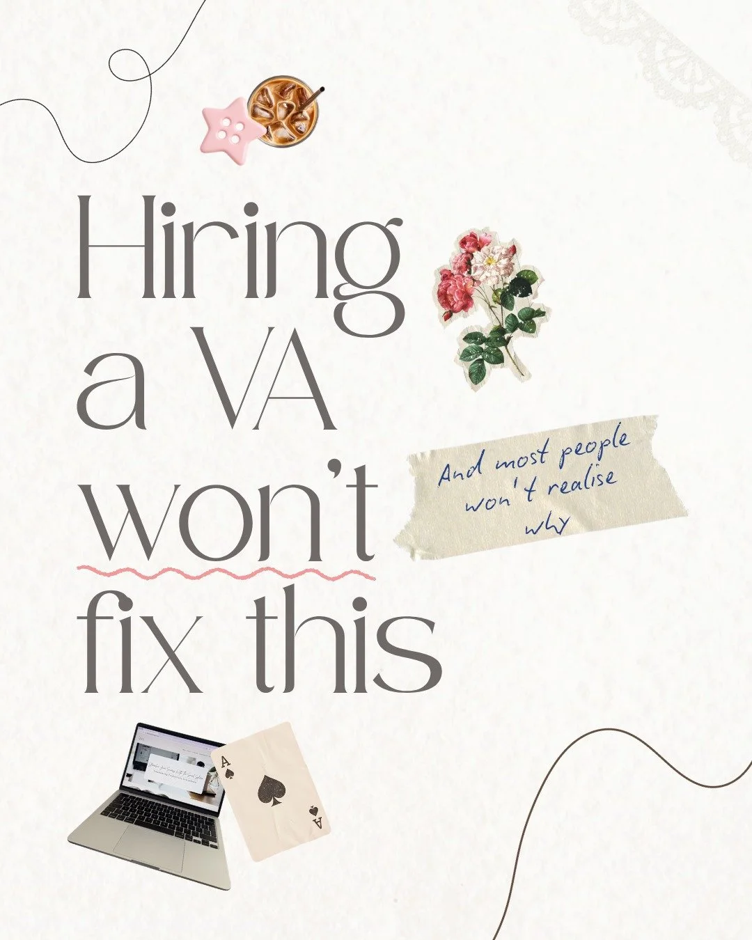 I told a potential client they didn't need a VA. Here's why that saved their business.

She came to me burnt out, working until 10pm most nights, convinced hiring a virtual assistant would solve everything.

But here's what she actually needed first: