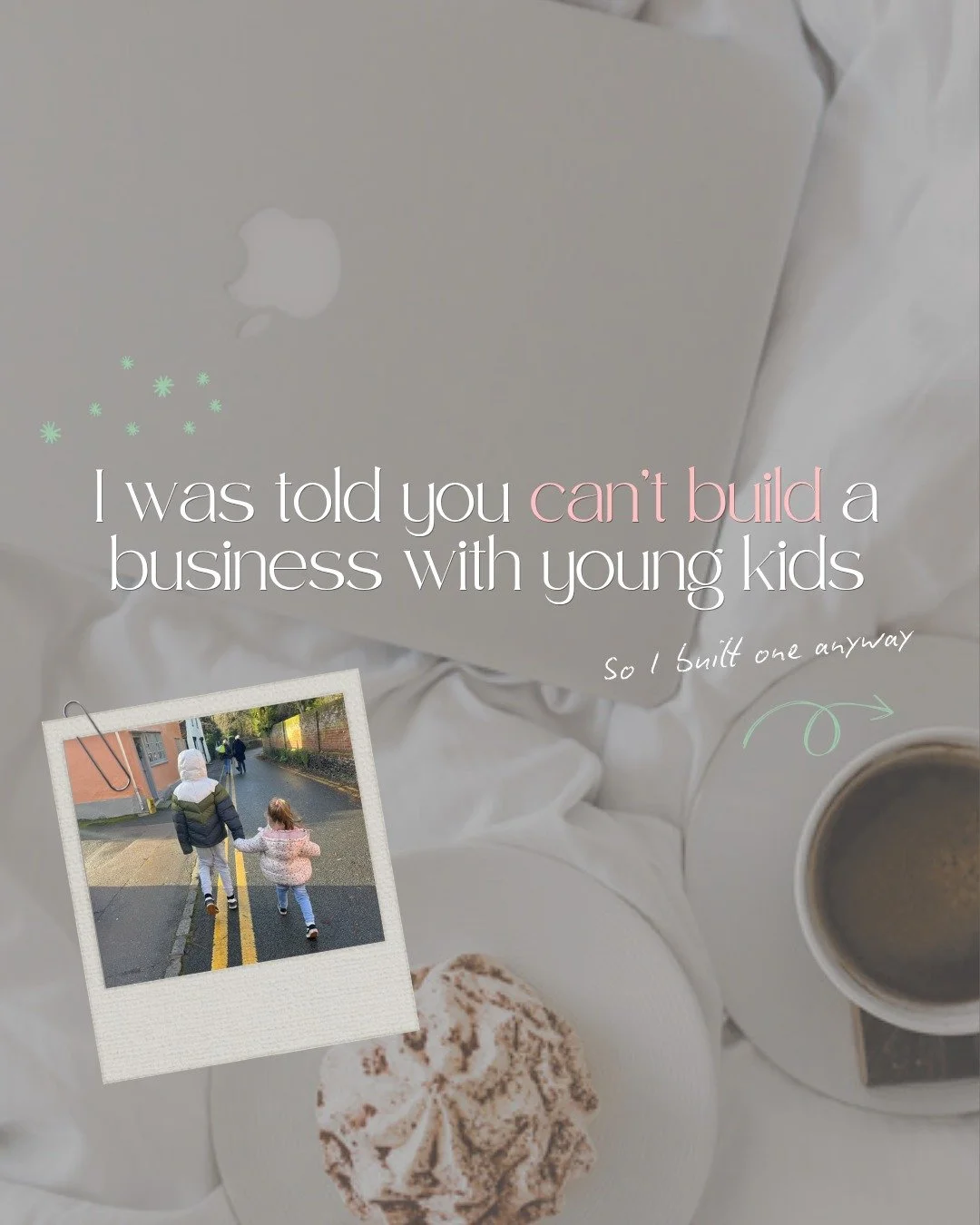 Someone told me working mums shouldn't run businesses. I built a whole company to prove them wrong.

I was a stay-at-home mum who wanted a career. Not in 5 years. Not when the kids were older. Now.

But everywhere I looked, the message was the same:
