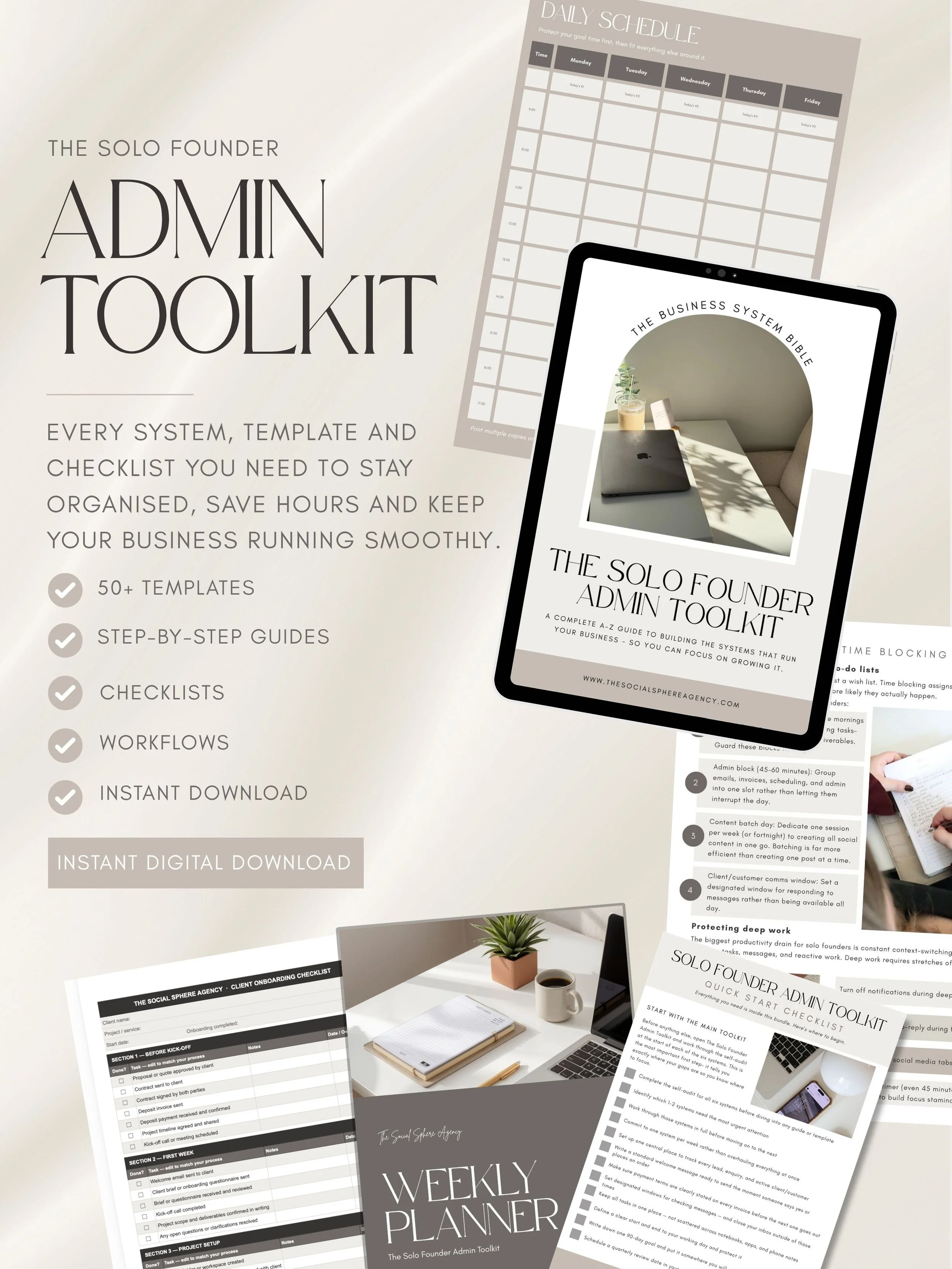 The Solo Founder Admin Toolkit
