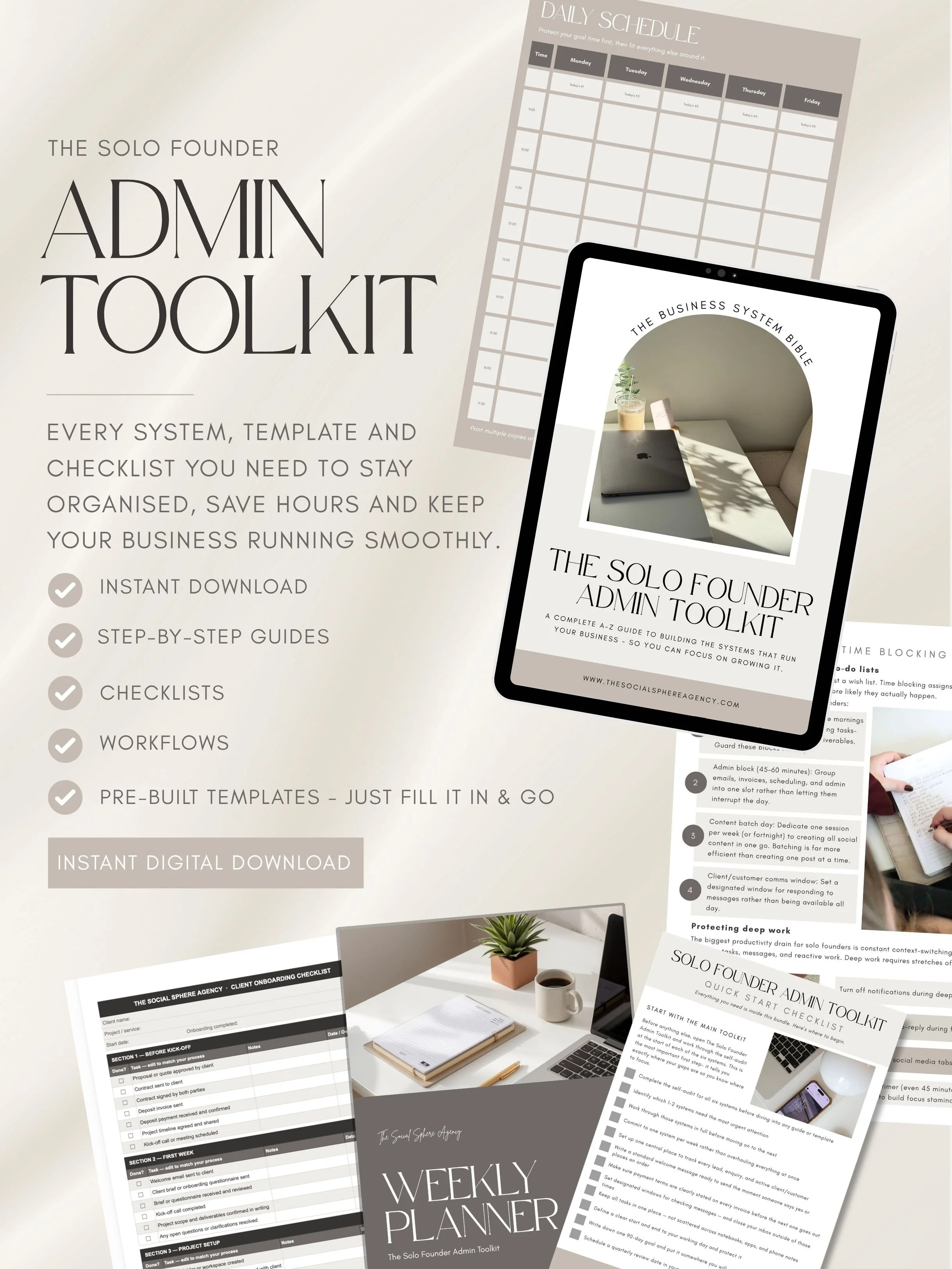 The Solo Founder Admin Toolkit