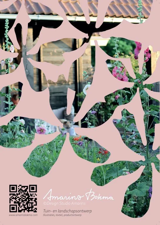 Design Studio Amarins, Tuinontwerp, Landschapsontwerp, tuinadvies, droomtuin, flyer