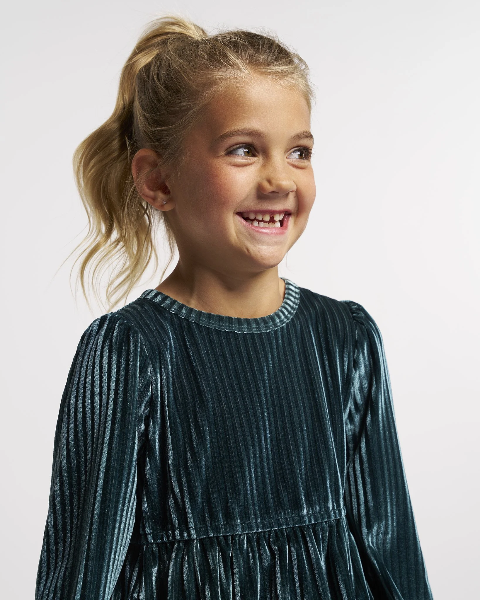 YDR003-PCB-Kids Enchanted Velvet Long Sleeve Dress_Peacock Blue_002.jpg