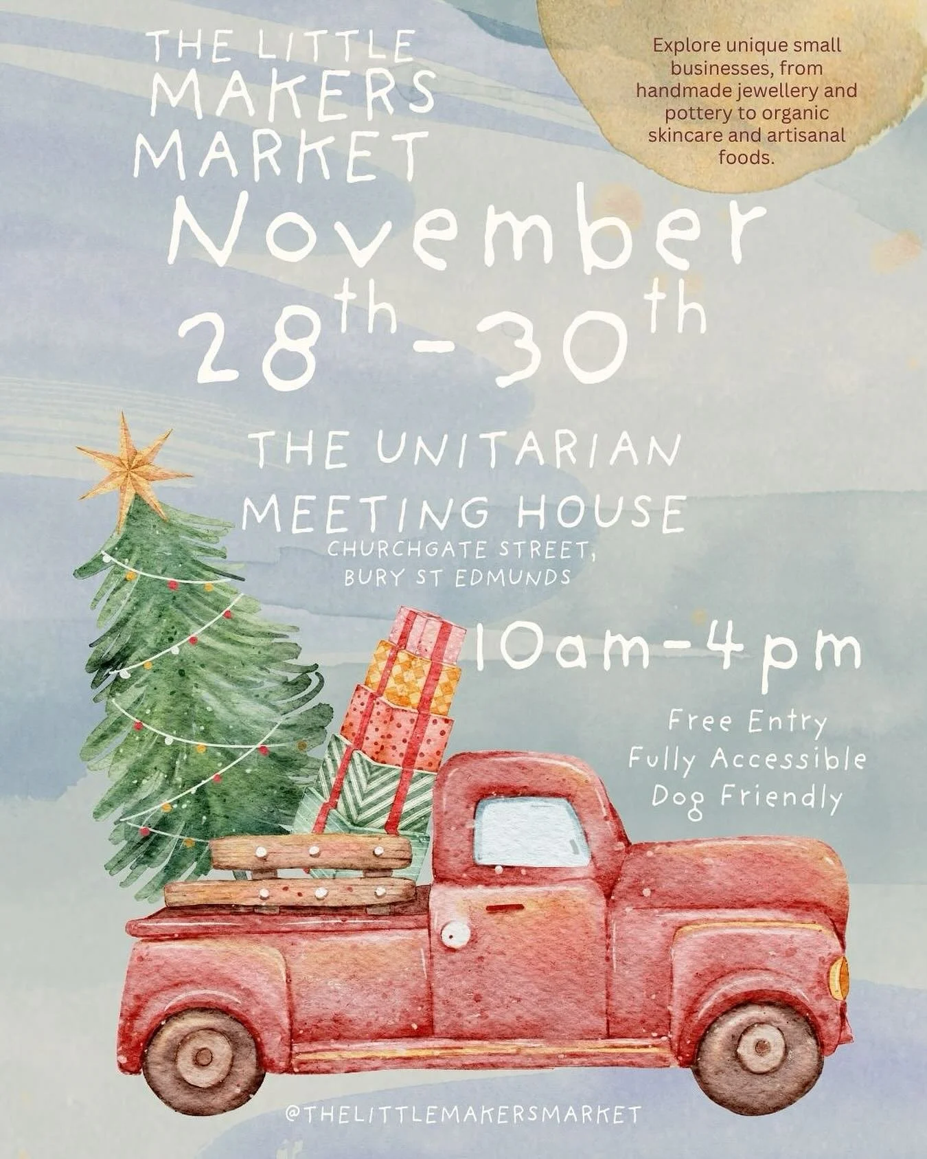 Huge thanks to everyone who came down to today&rsquo;s market!
Missed us? Don&rsquo;t worry&hellip;  we&rsquo;ll be back for another amazing lineup of makers &amp; curators for our 3-day festive spectacular 🎄
🗓 Friday 28th &ndash; Sunday 30th Novem